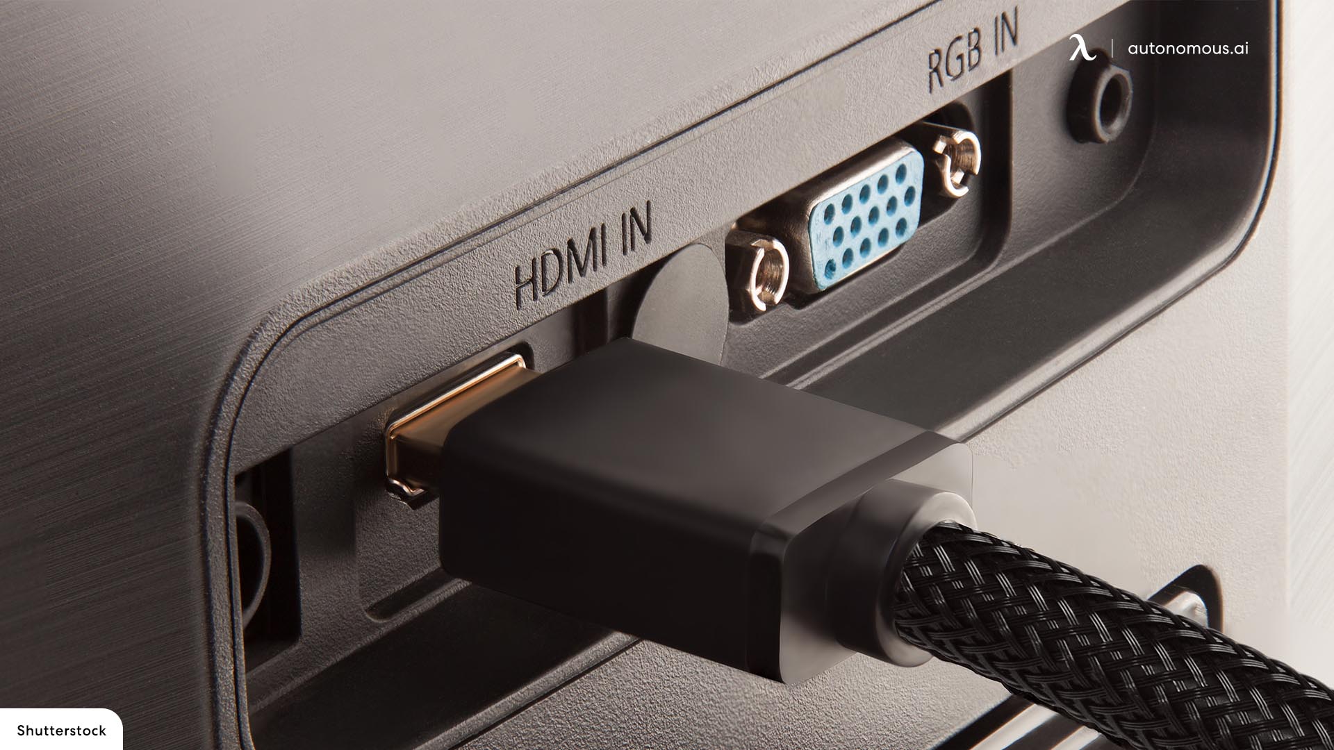 Connection via HDMI Xbox monitor setup