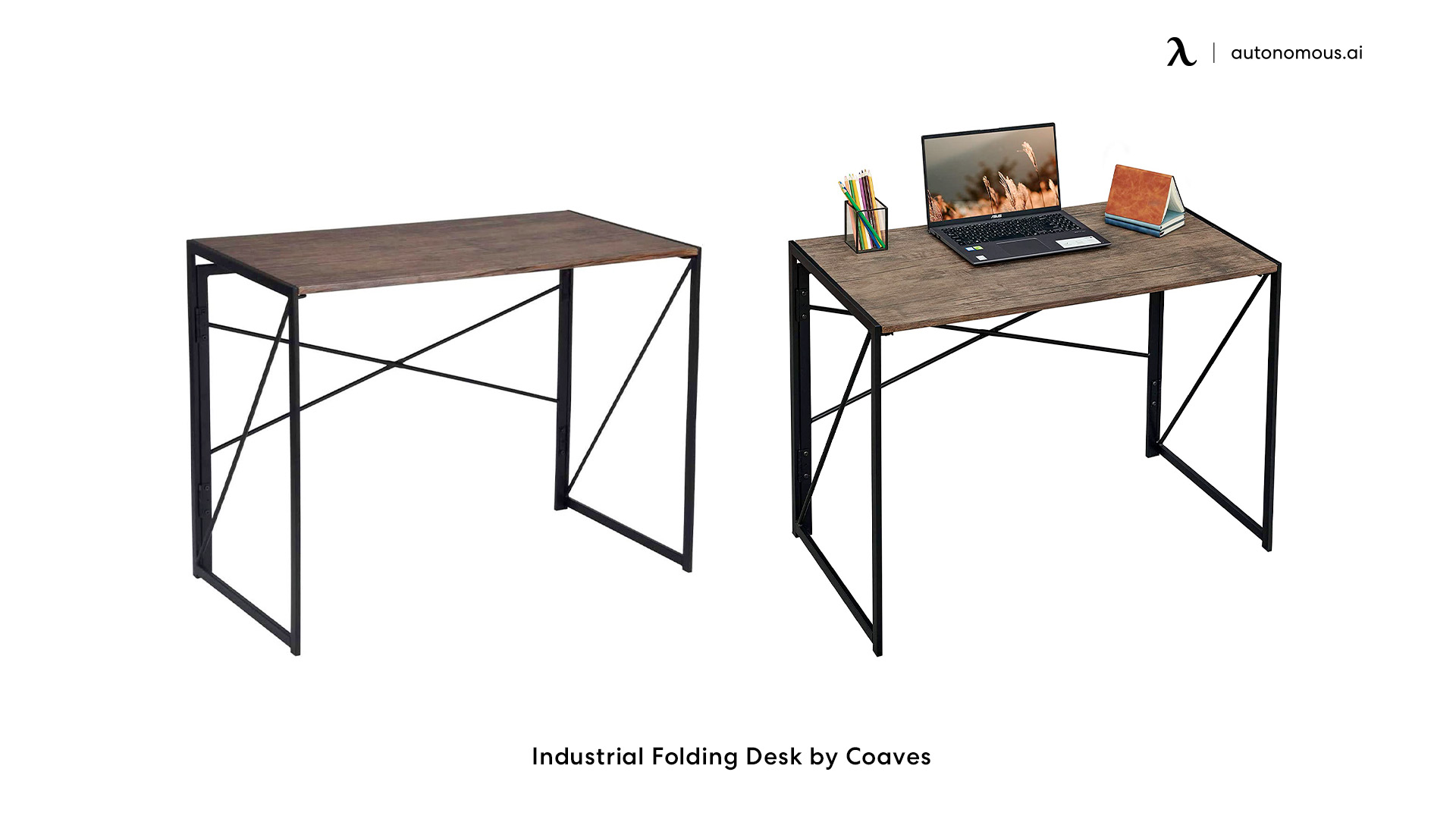 Industrial Folding Desk by Coaves