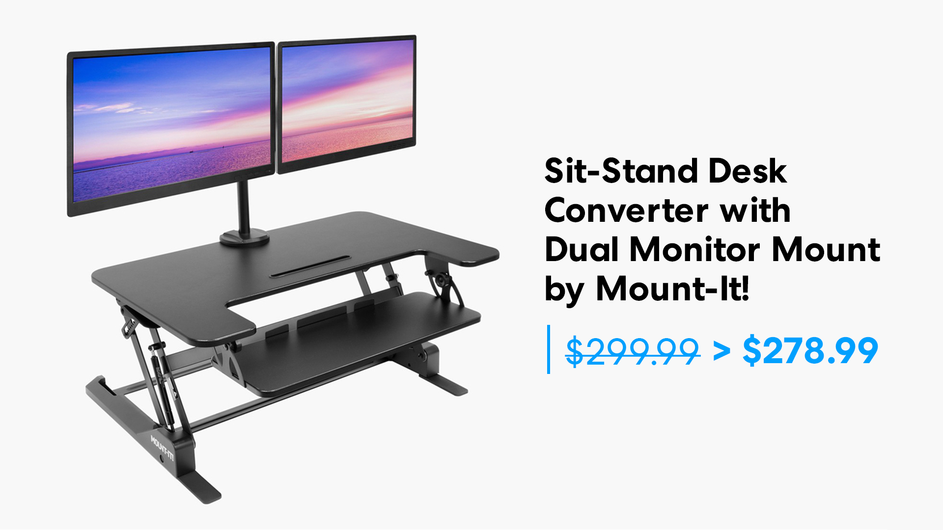 Mount-It desk converter
