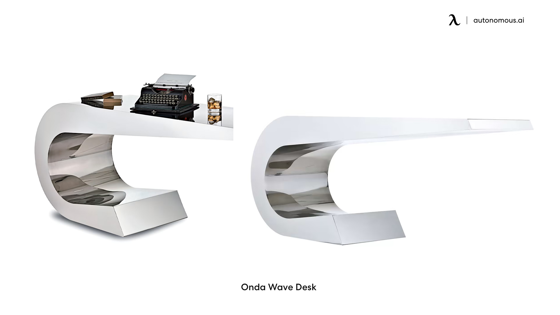 Onda Wave contemporary desk