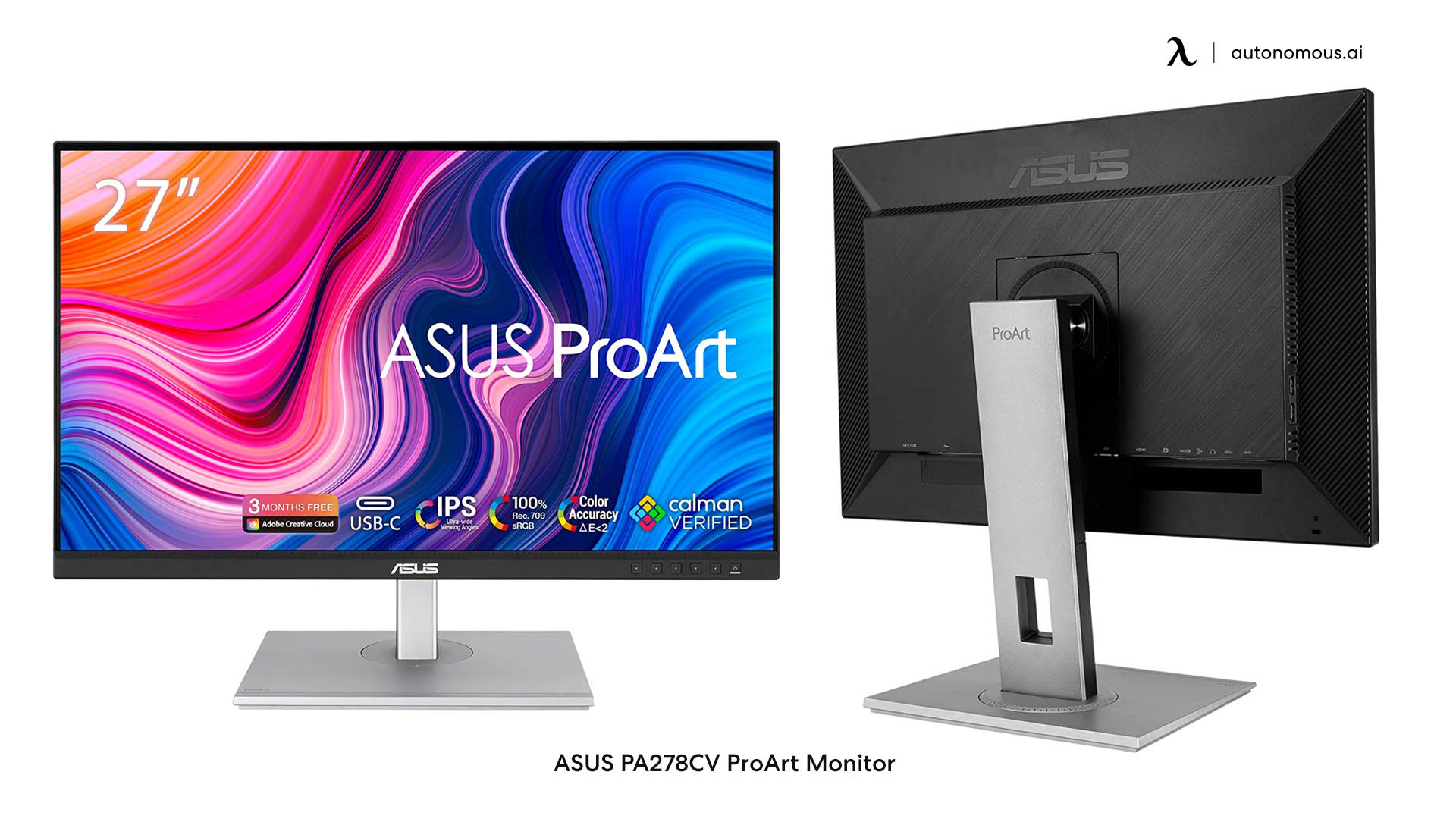 ASUS ProArt Display PA278CV Professional Monitor