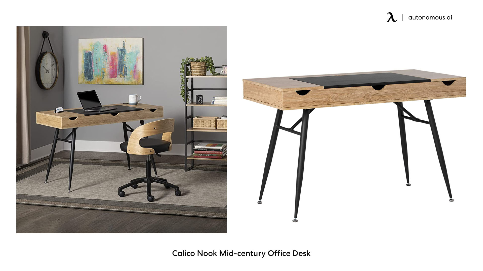 Calico Nook Mid-century Office Desk