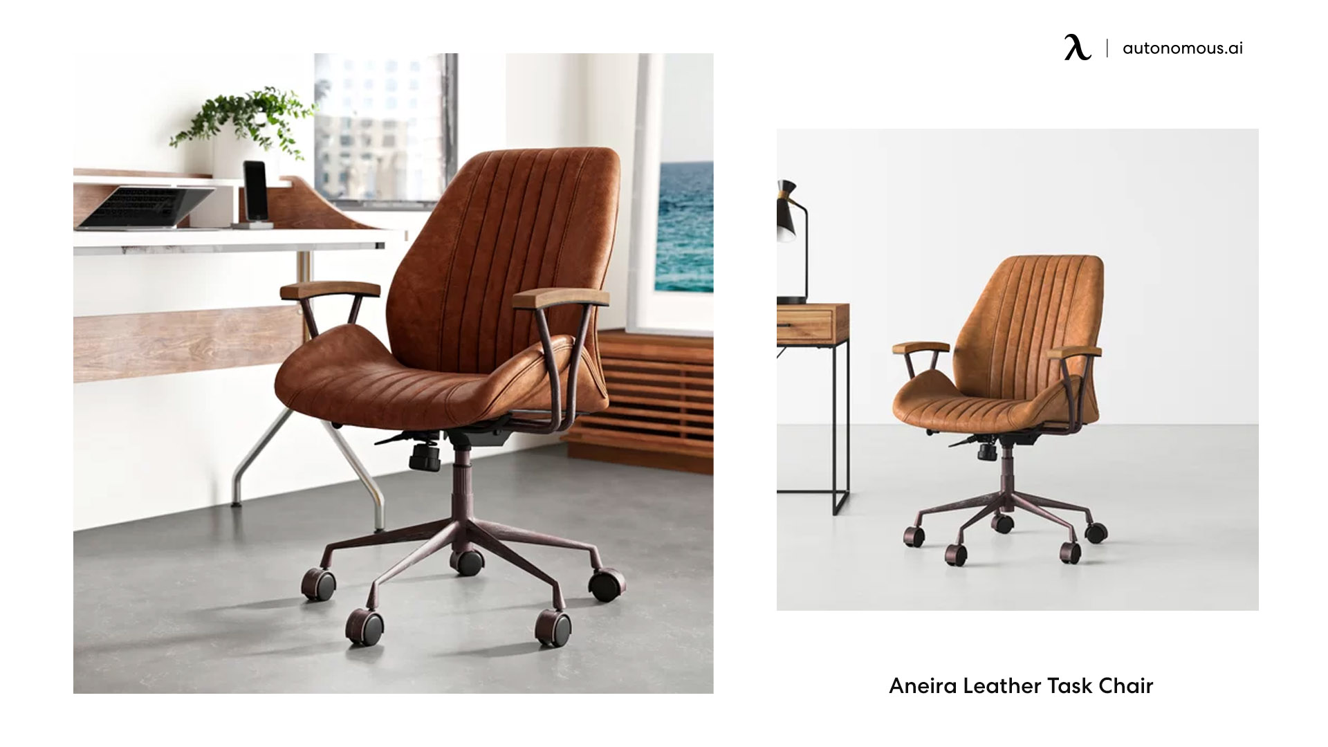 Aneira Leather Task Chair