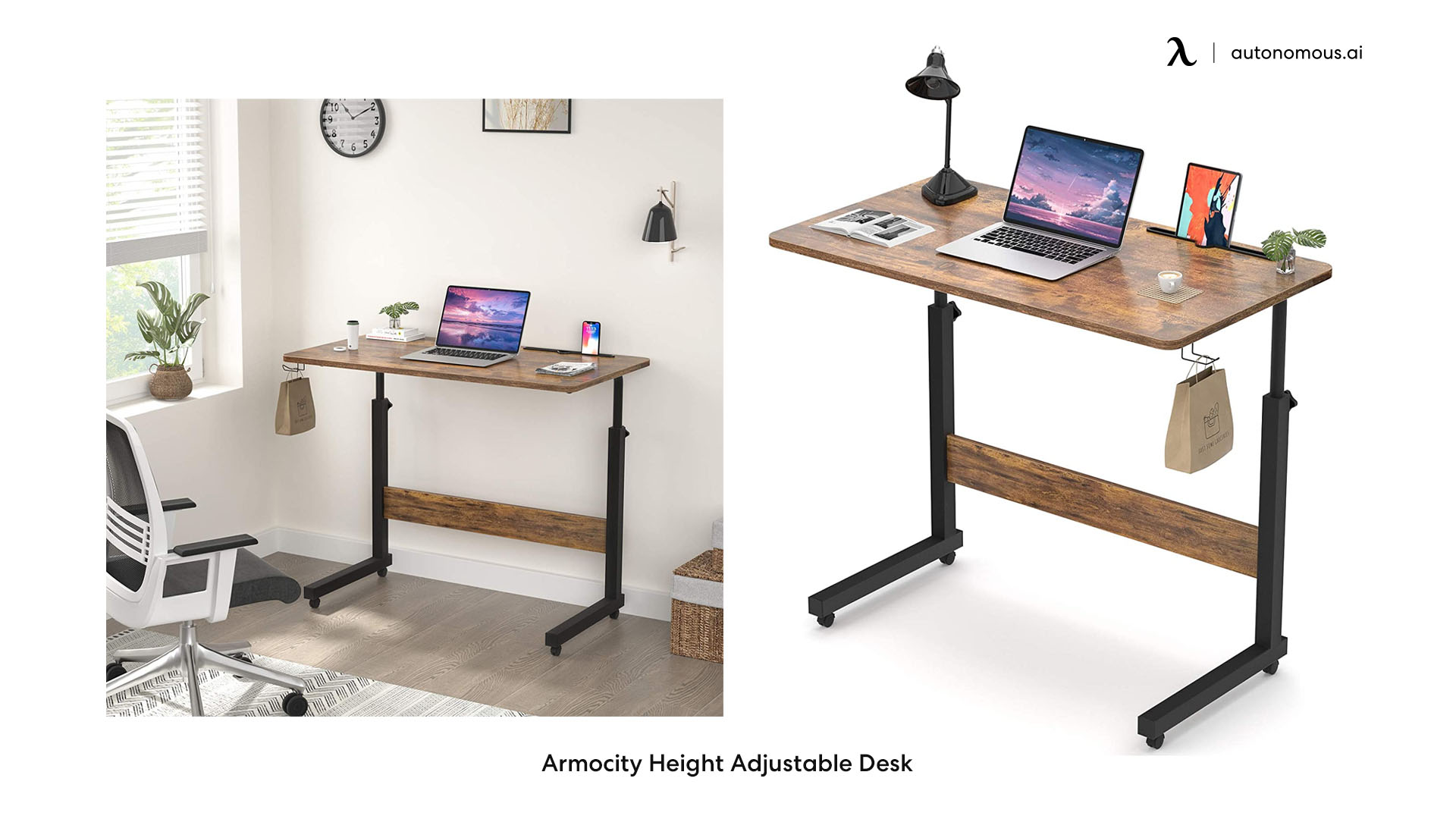 armocity height adjustable desk