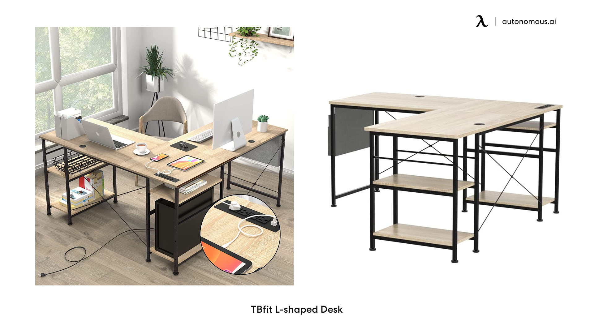 TBfit L-shaped Desk