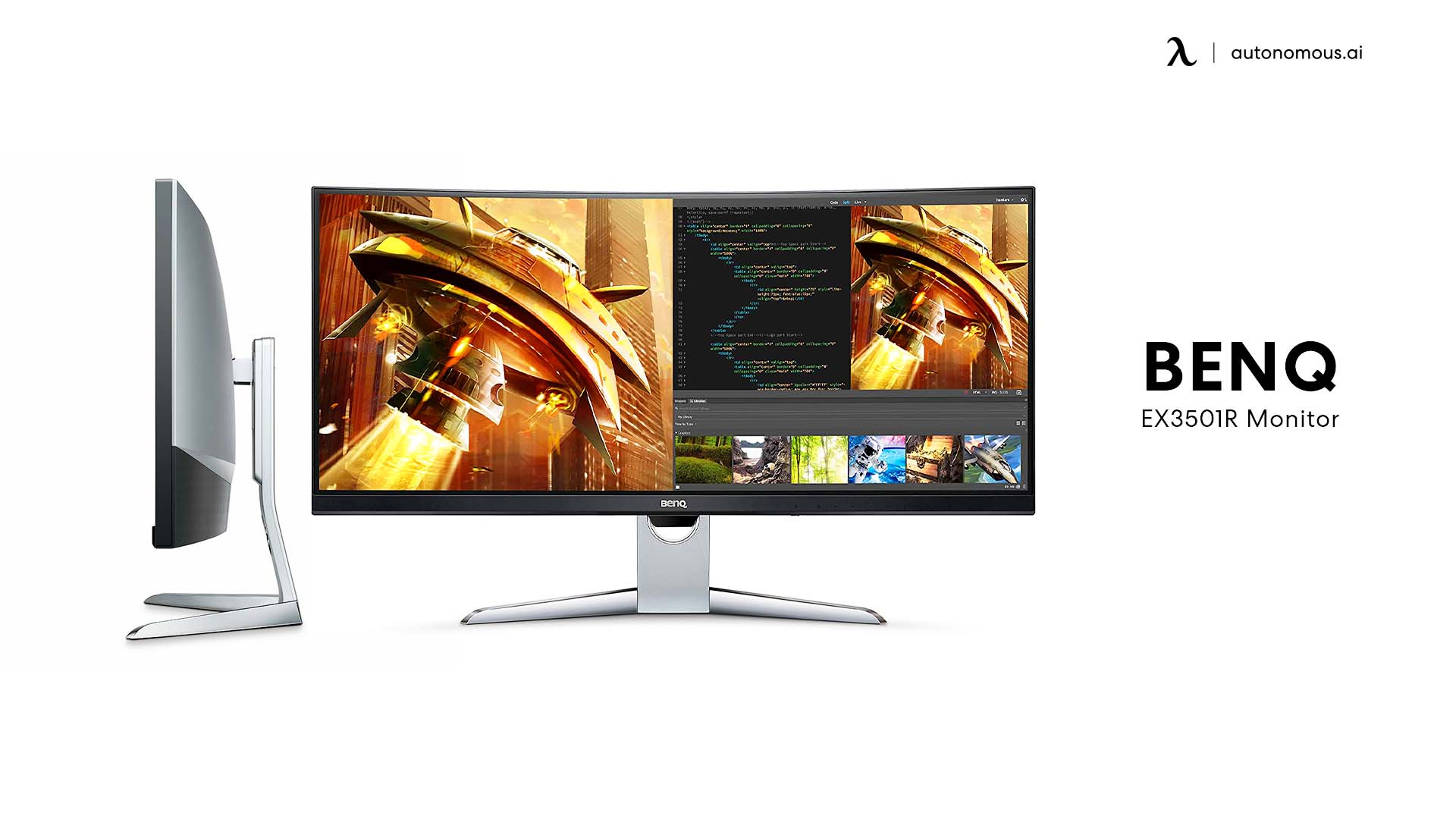 BenQ EX3501R Curved Monitor