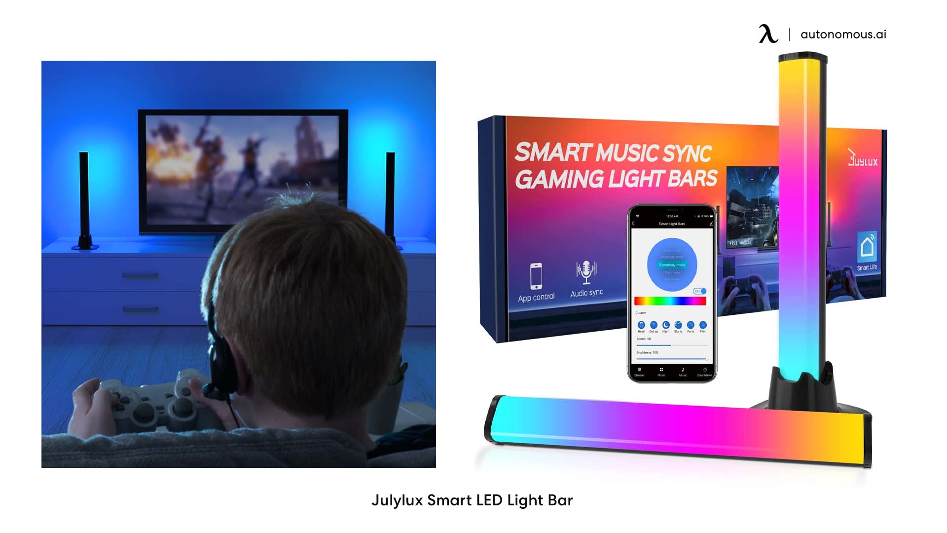 Julylux Smart LED Light Bar gaming lights