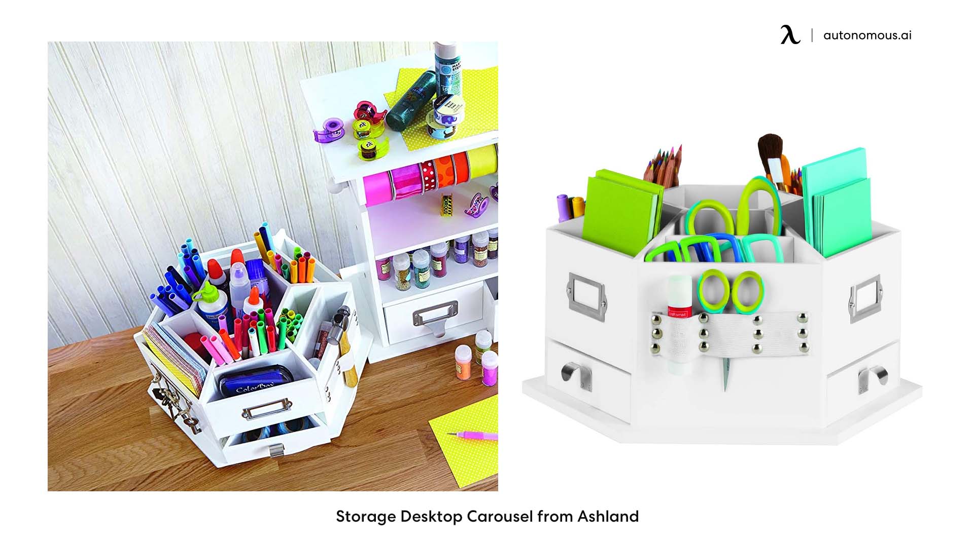 Storage Desktop Carousel from Ashland