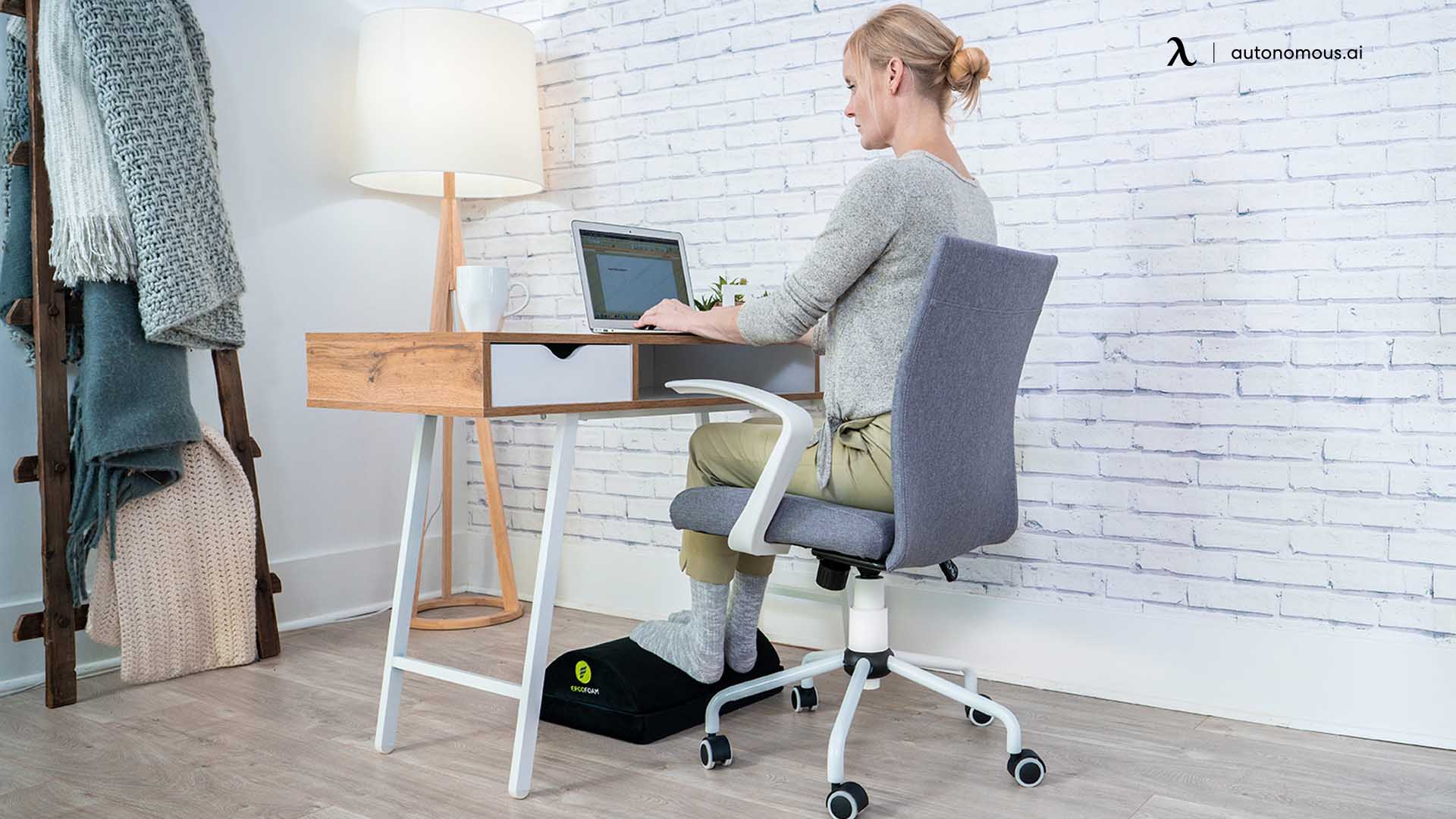 Foot Rest Under Desk for Office,Foot Stool Under Desk for Gaming