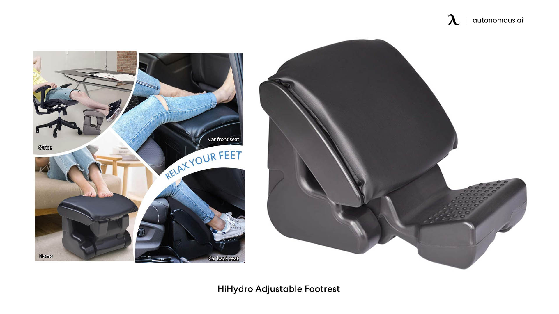 HiHydro Adjustable gaming footrest