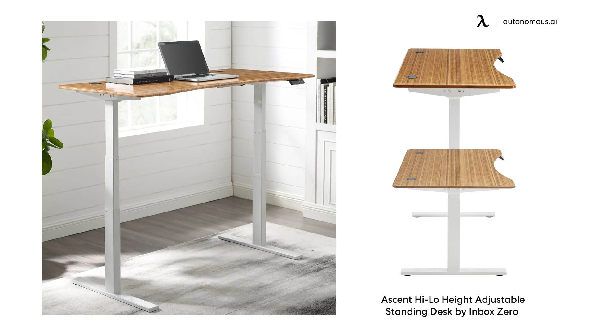 Ascent Hi-Lo Height Adjustable Standing Desk by Inbox Zero