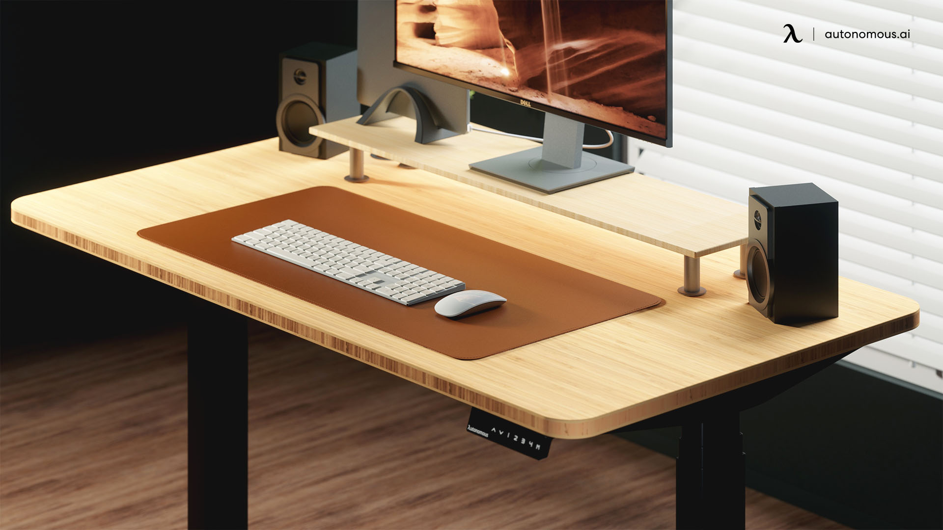 Smartdesk Surface Bamboo Table-Top light wood desk