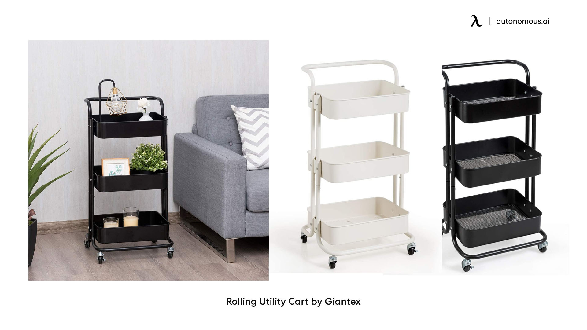 Rolling Utility Cart by Giantex