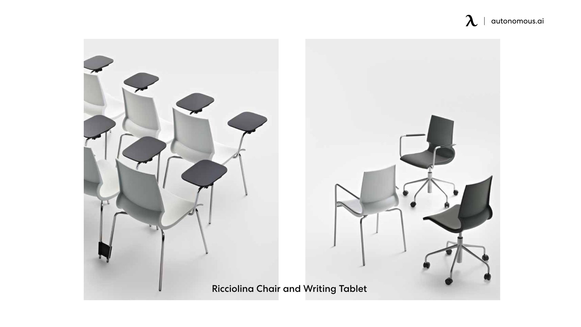 Ricciolina Chair and Writing Tablet