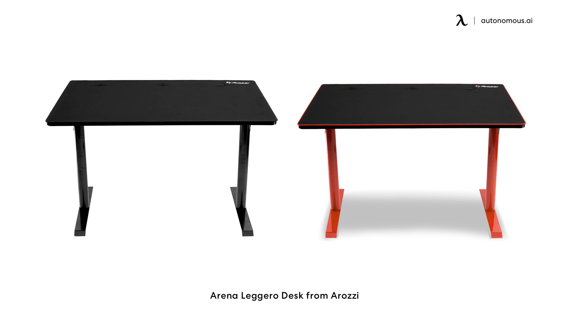 Arena Leggero l shaped gaming desk from Arozzi