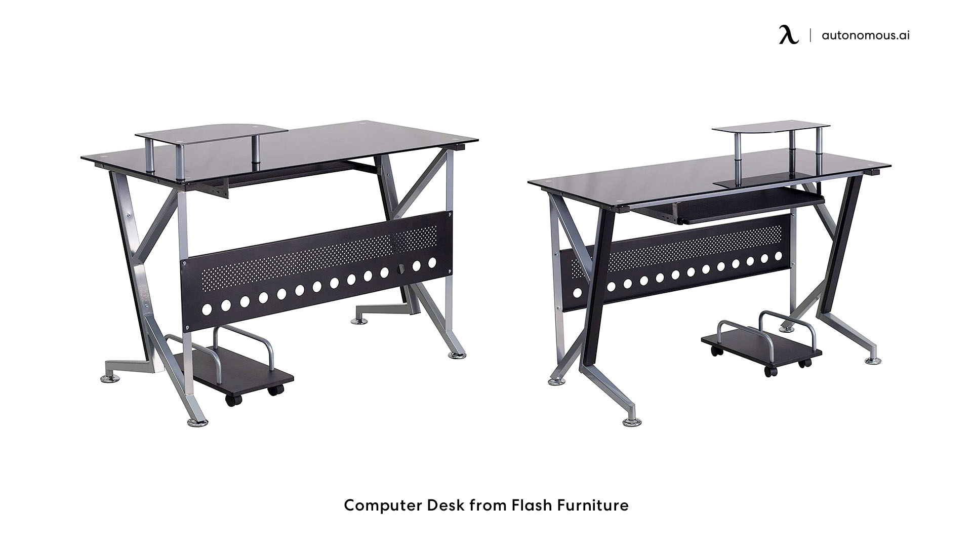 l shaped gaming desk from Flash Furniture