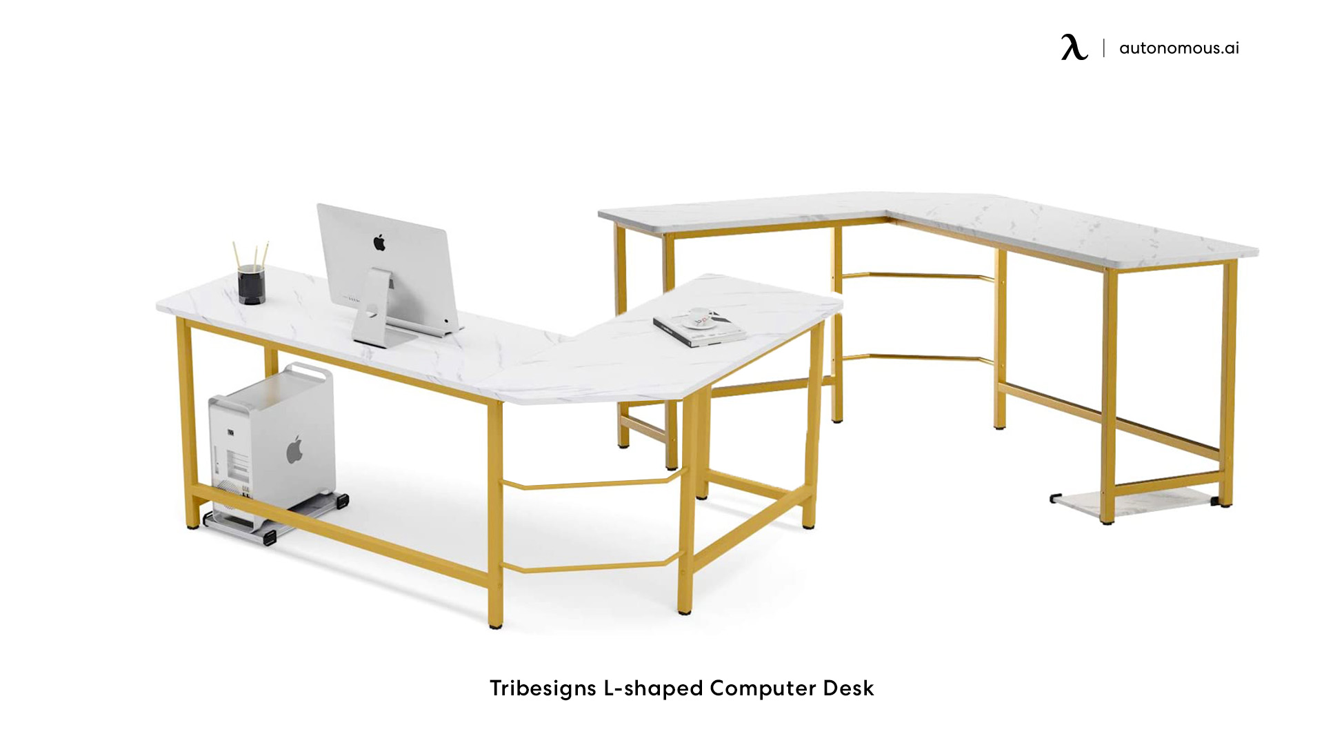 l shaped gaming desk from Tribesigns