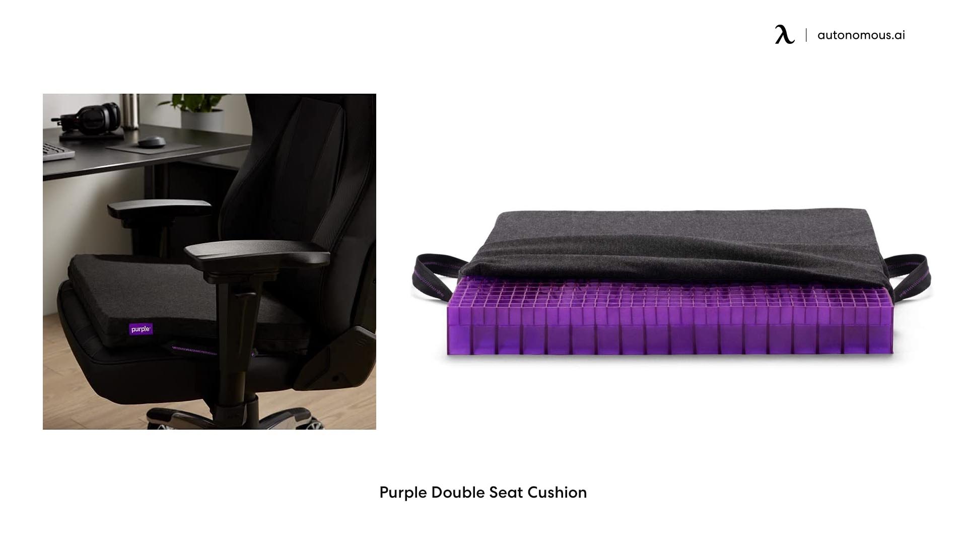 Purple Double Seat Cushion