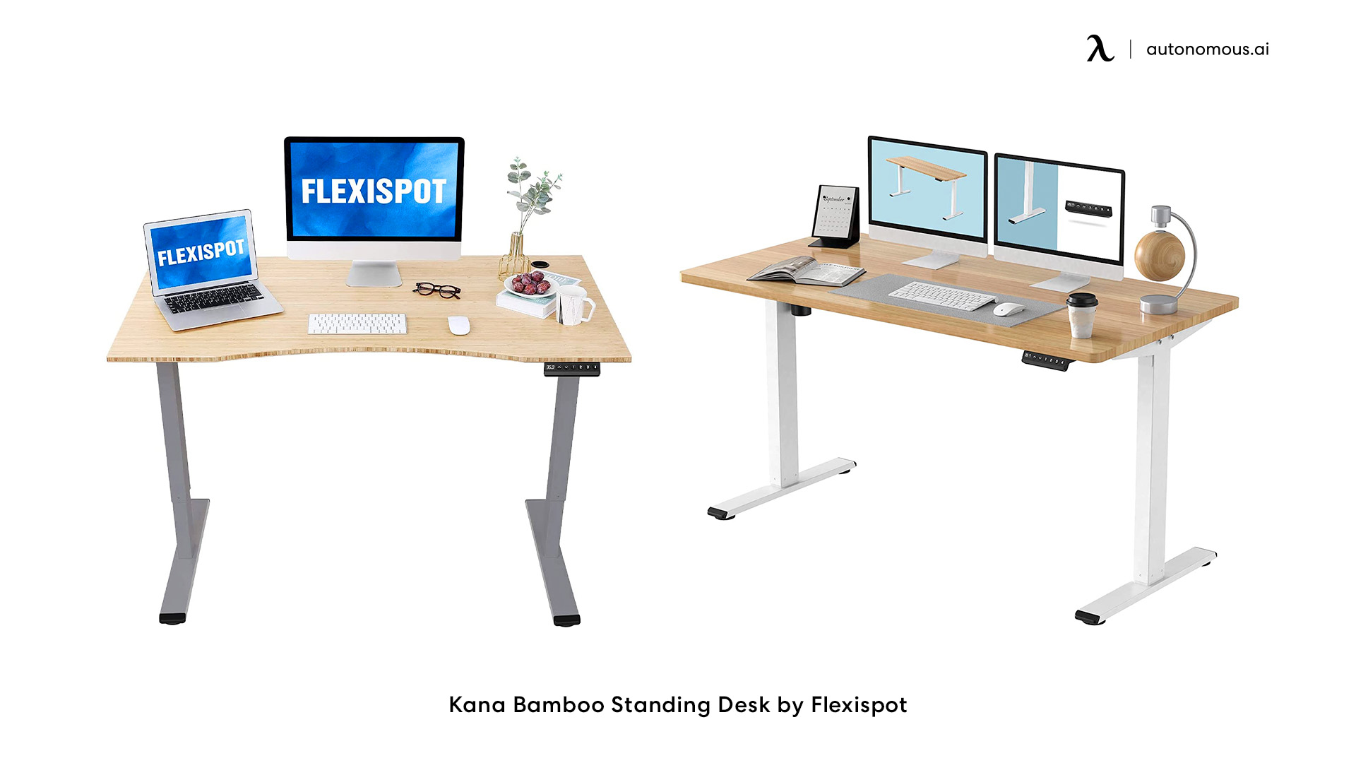 Kana Bamboo Standing Desk by Flexispot