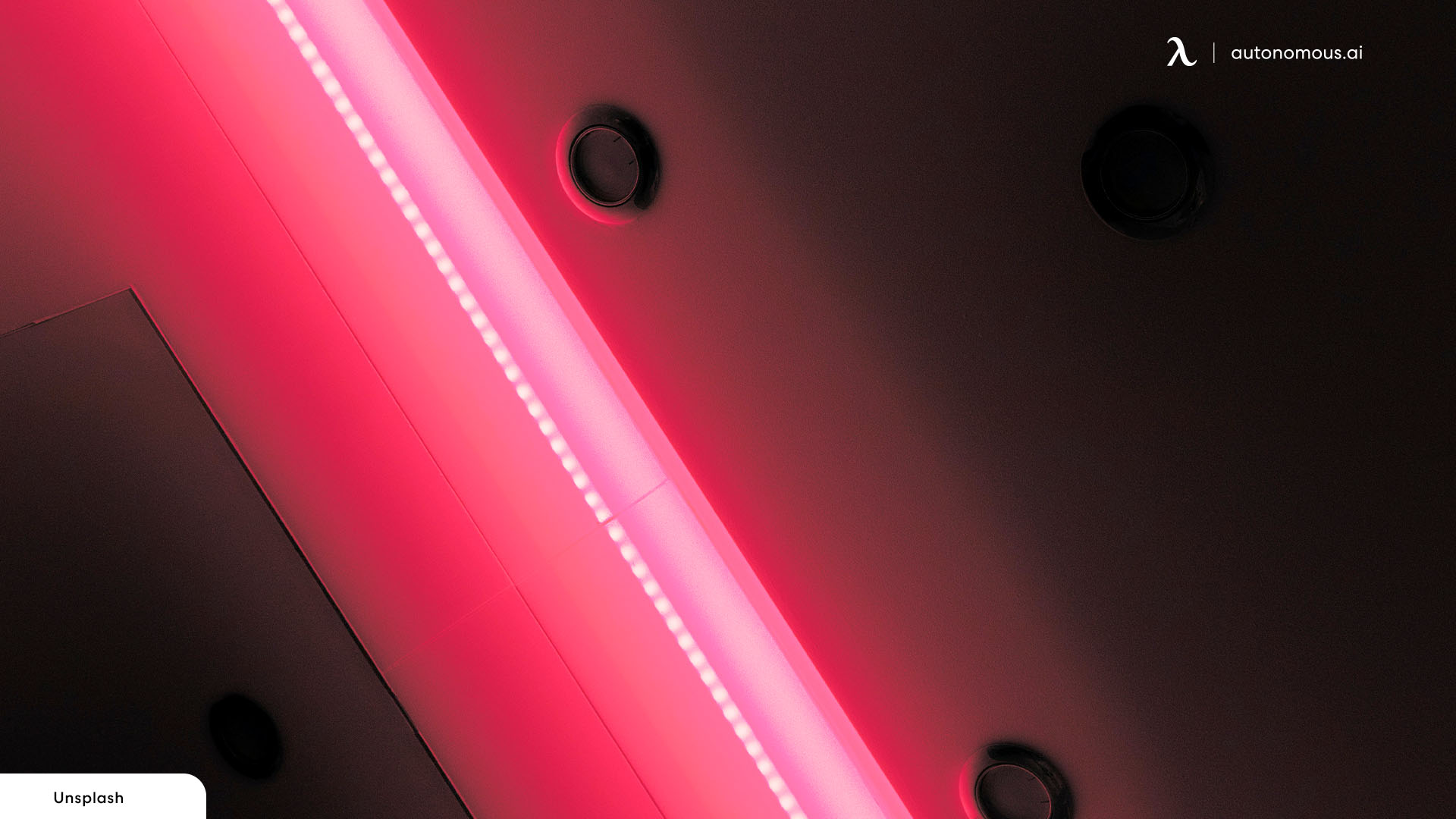 Install Pink LED strips for pink desk setup