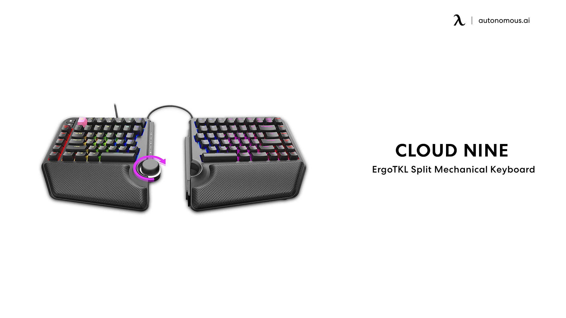 ErgoTKL Split Mechanical Keyboard by Cloud Nine