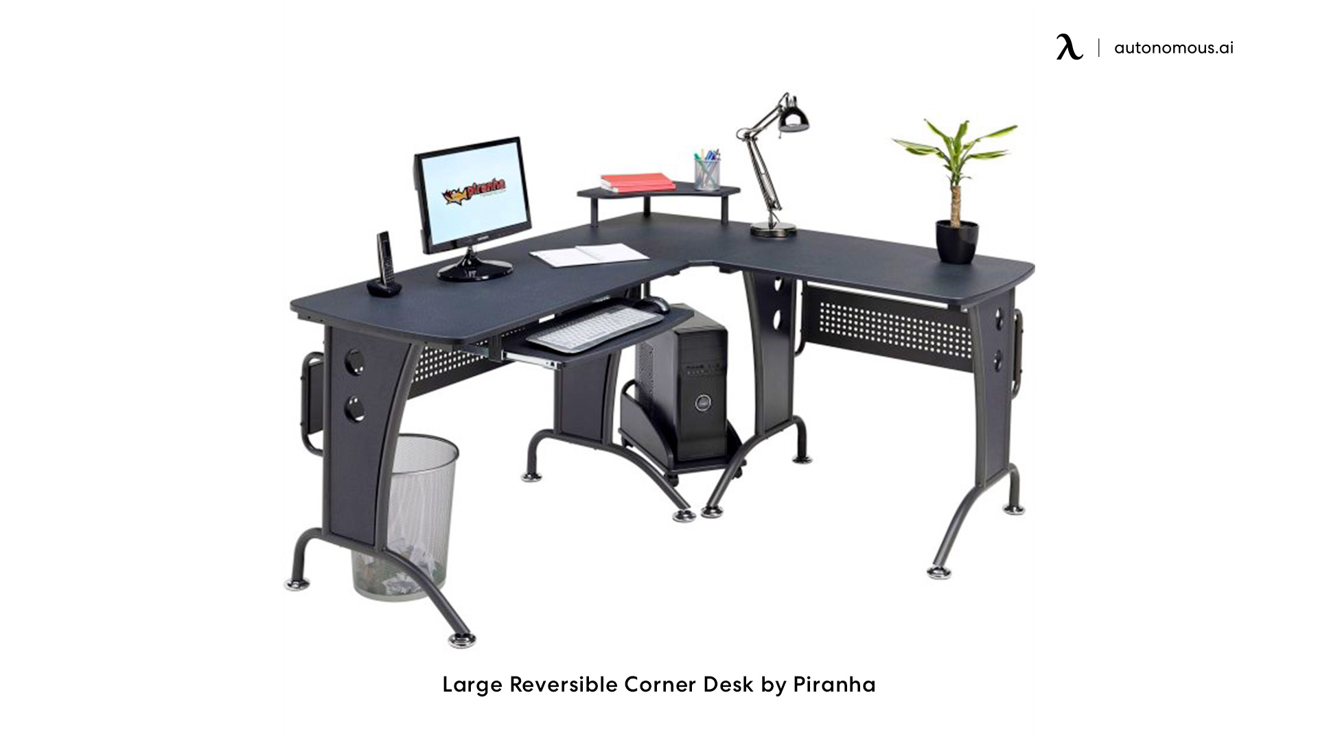Large Reversible Corner Desk by Piranha