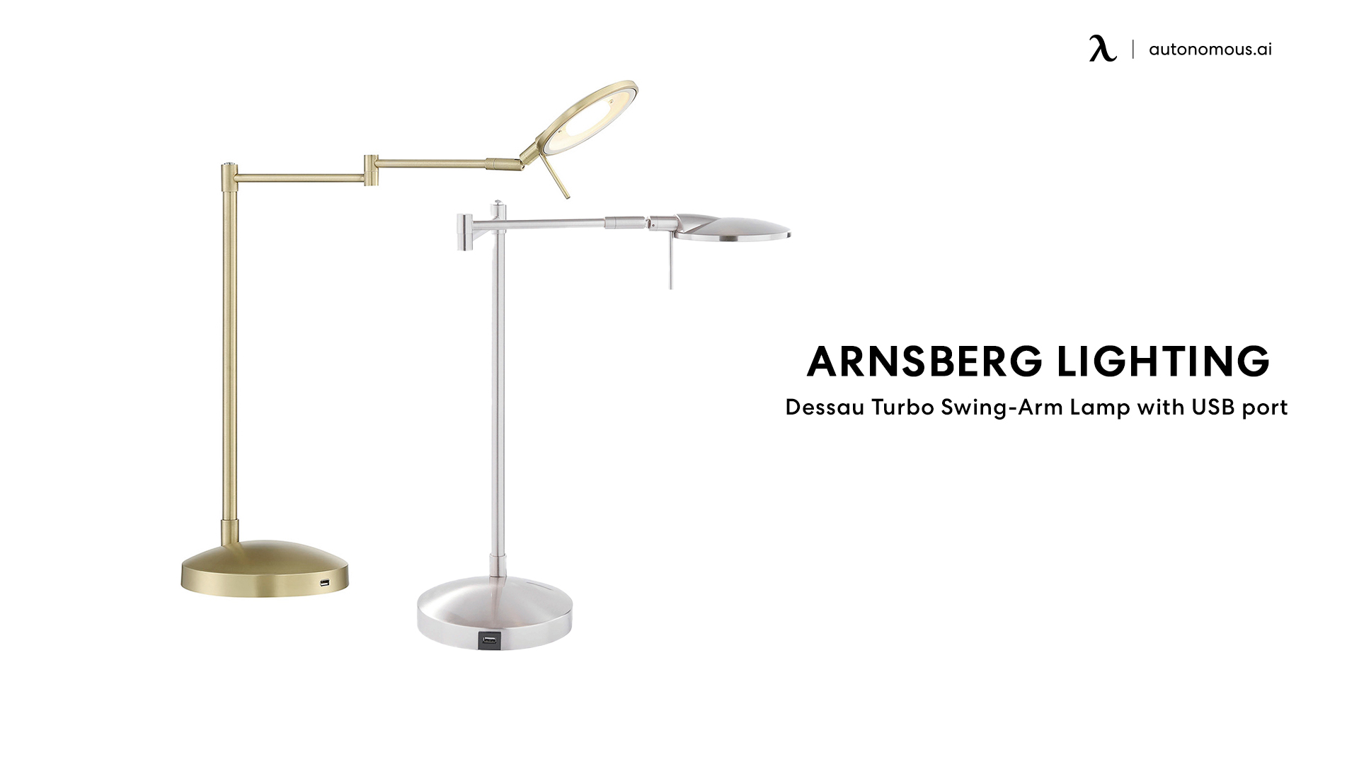 Arnsberg Dessau Turbo Swing Arm Table Lamp