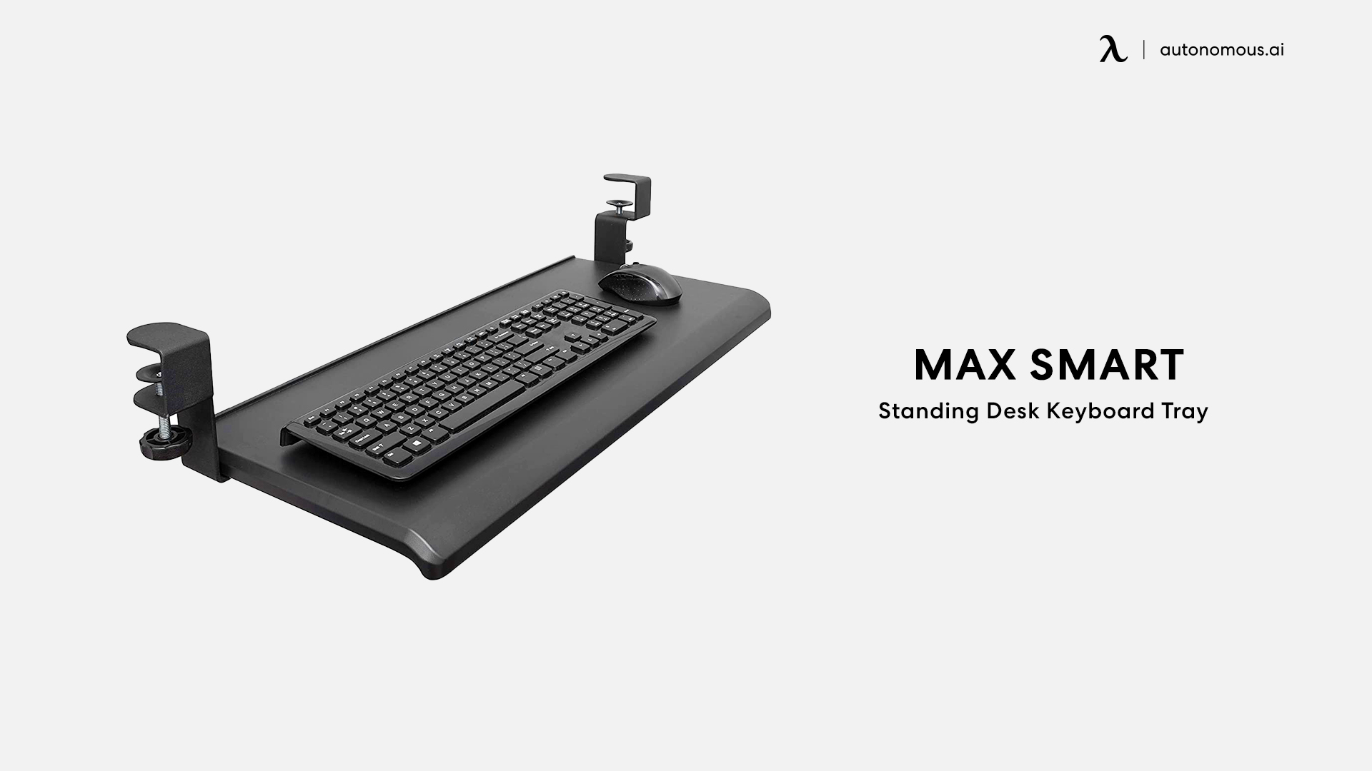 Max Smart Standing Desk Keyboard Tray
