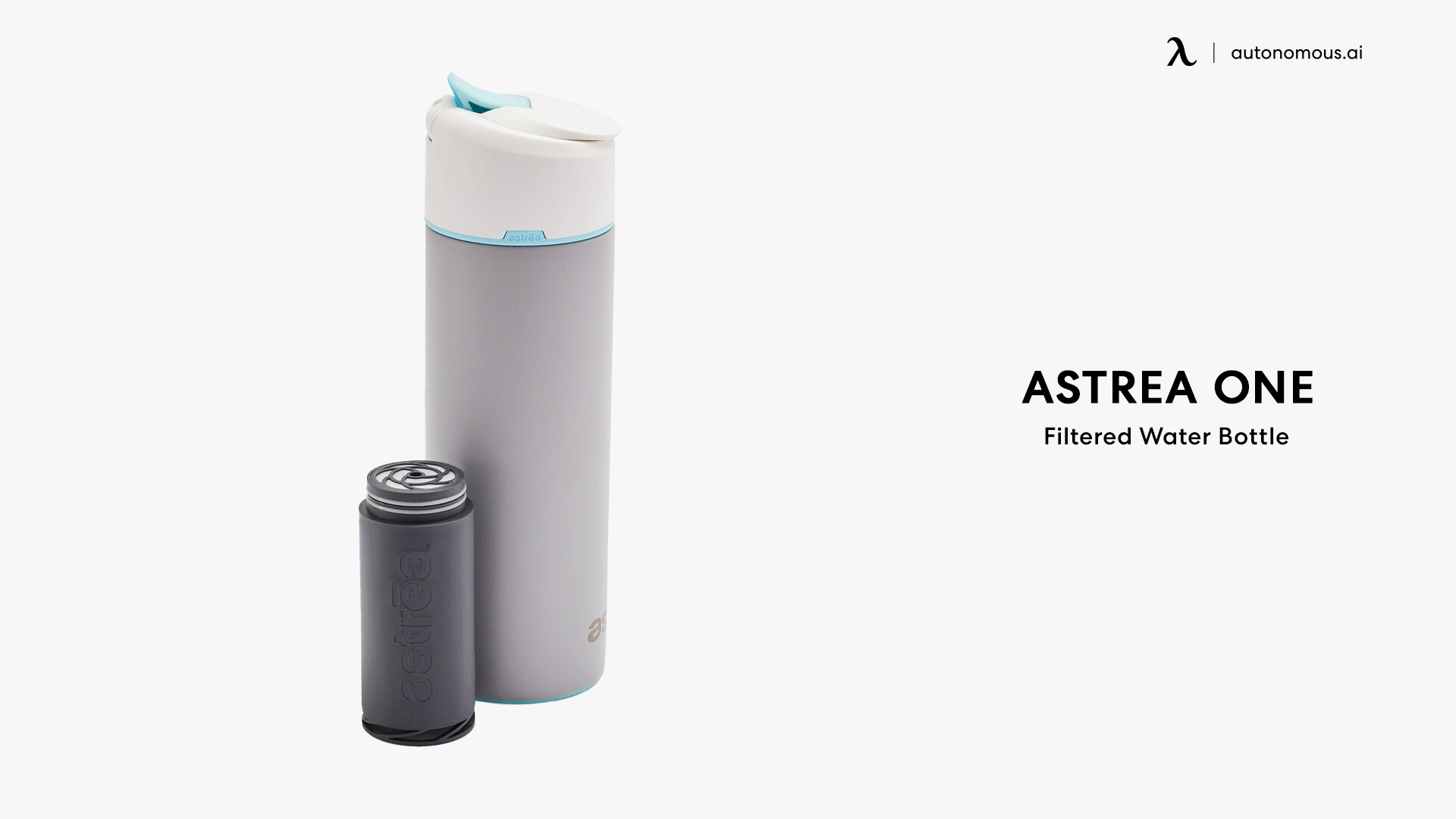 Astrea One Filtered Water Bottle self-cleaning water bottle