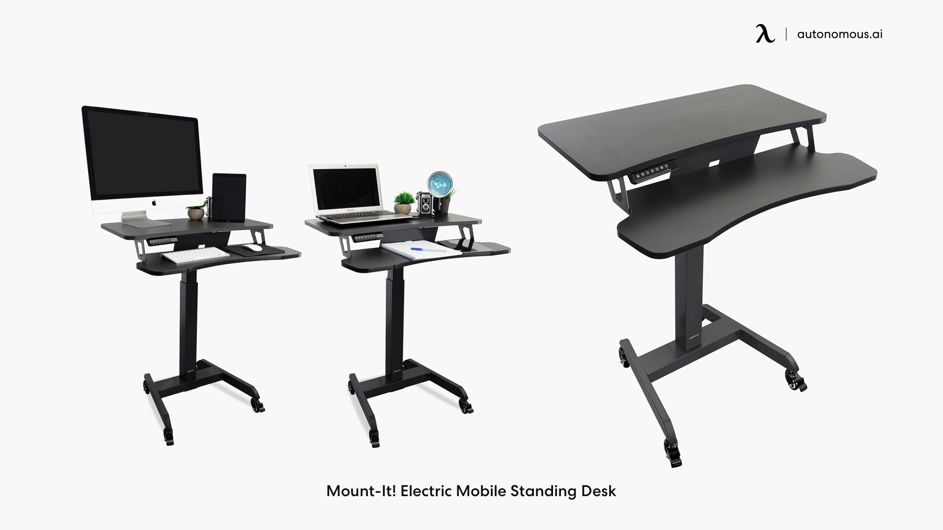 Height Adjustable Rolling Desk