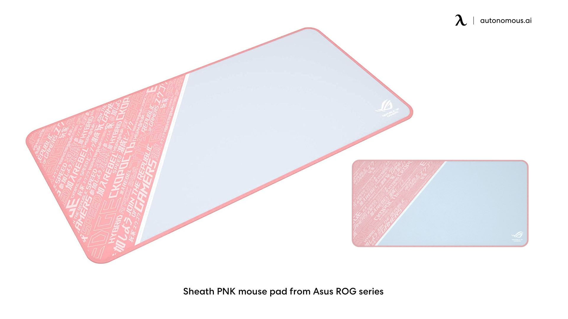 Sheath PNK mouse pad from Asus ROG series