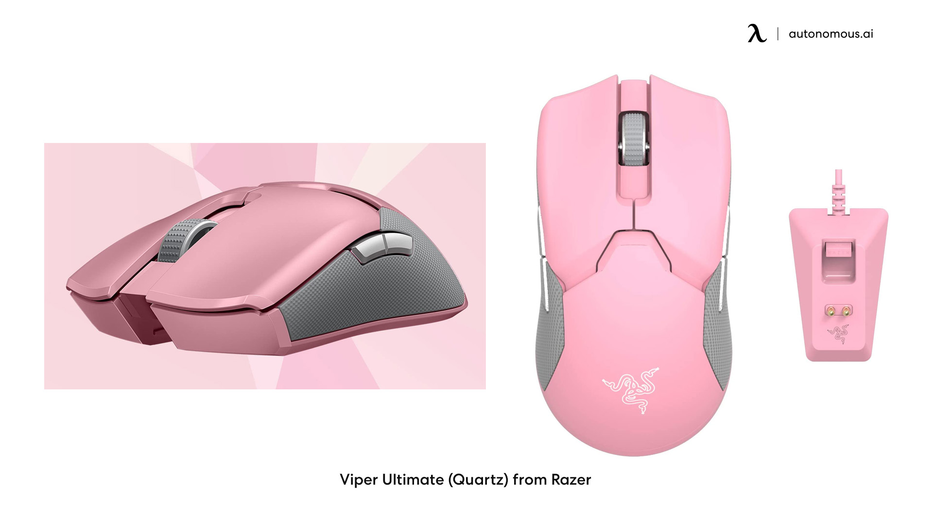 Viper Ultimate (Quartz) from Razer pink gaming accessories