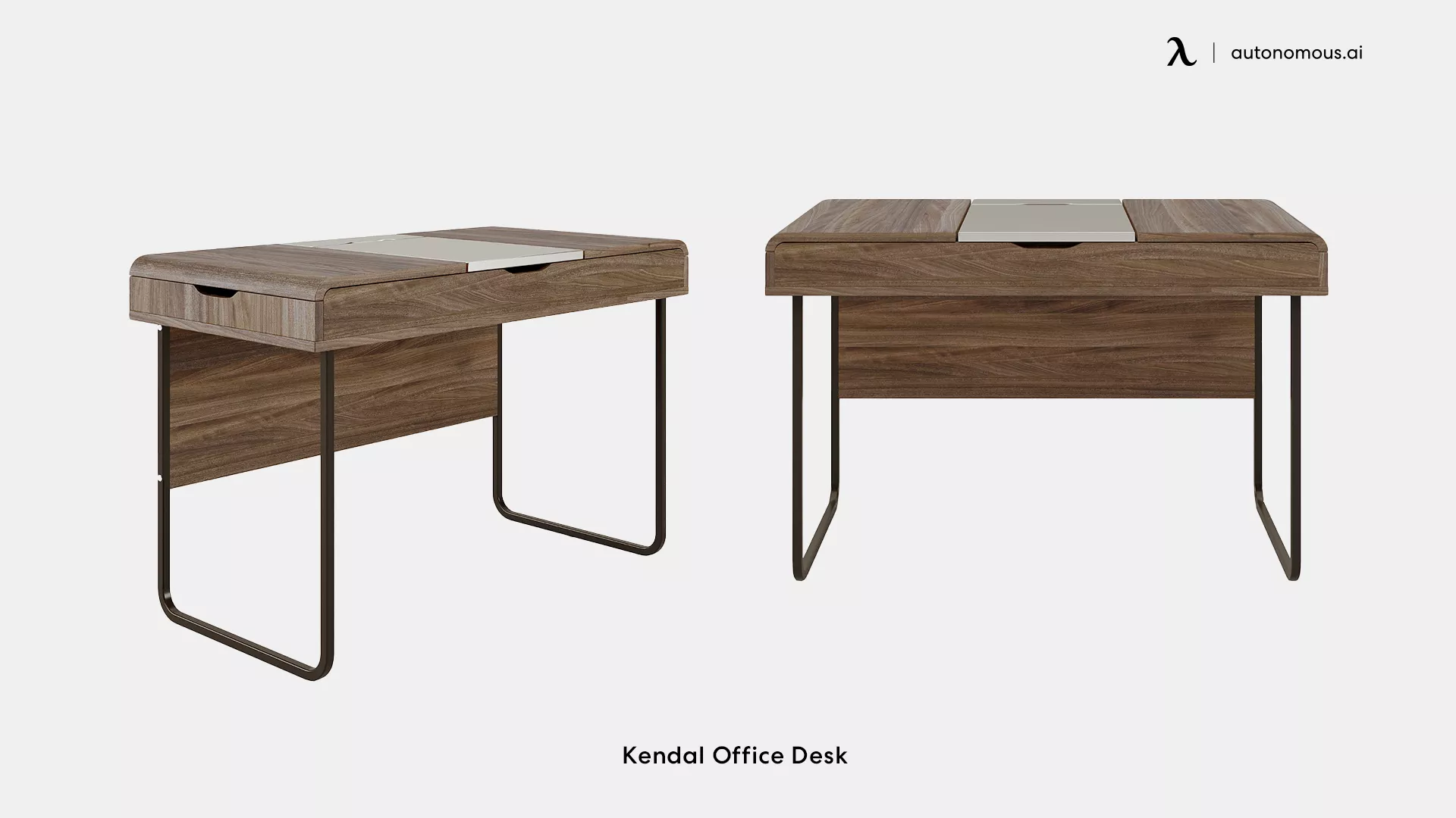 Kendal light wood office desk