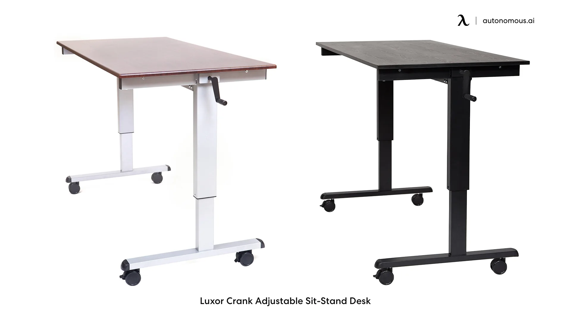 Luxor Crank Adjustable Sit-Stand Desk