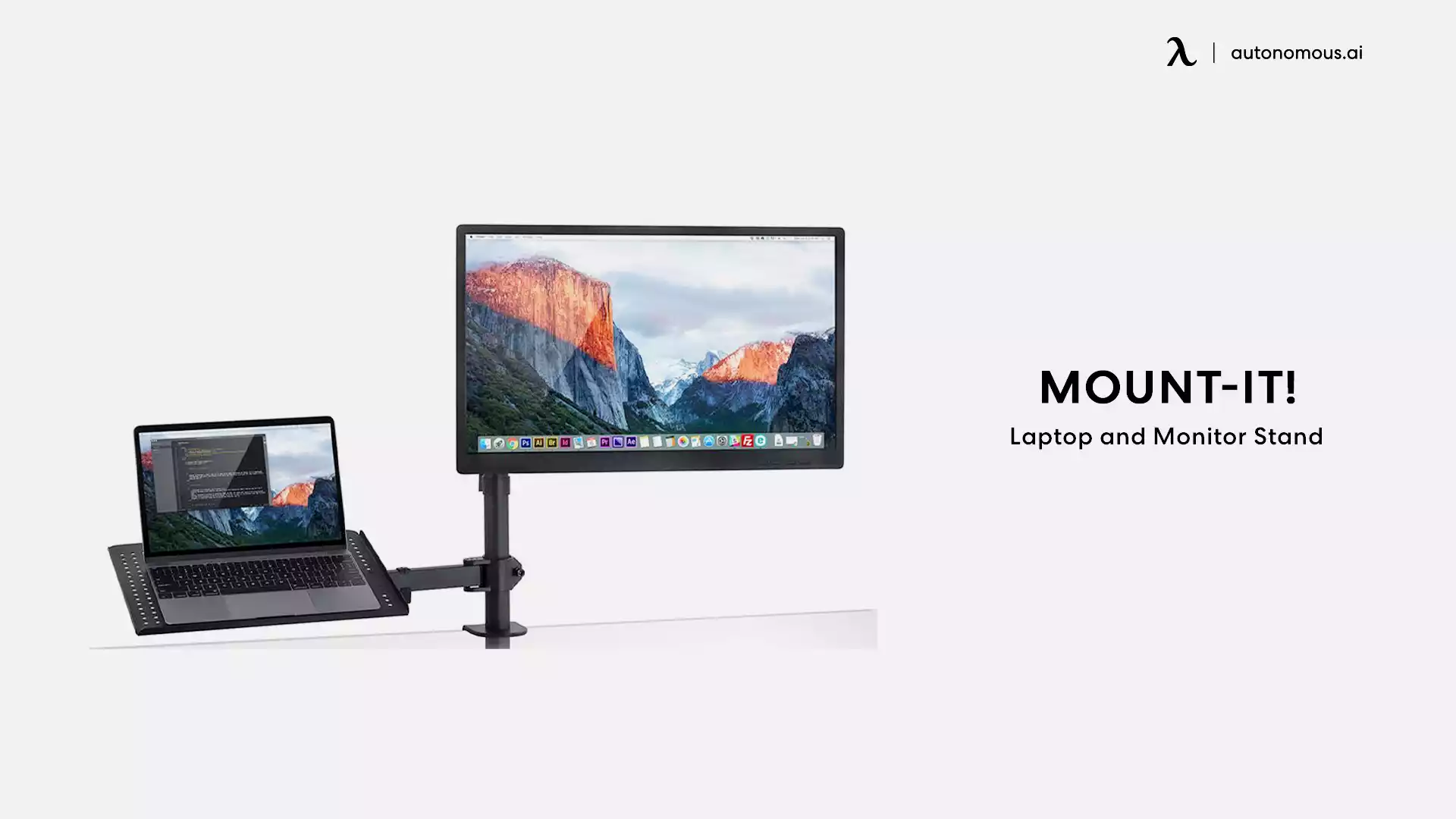 Mount-It! Laptop Desk Stand and keyboard pullout tray