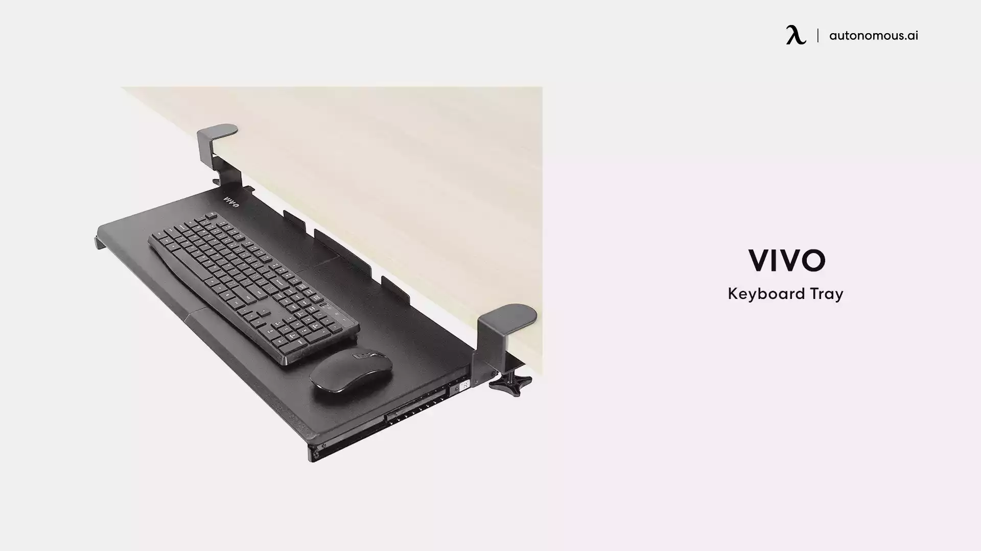 VIVO Customizable Computer keyboard pullout tray