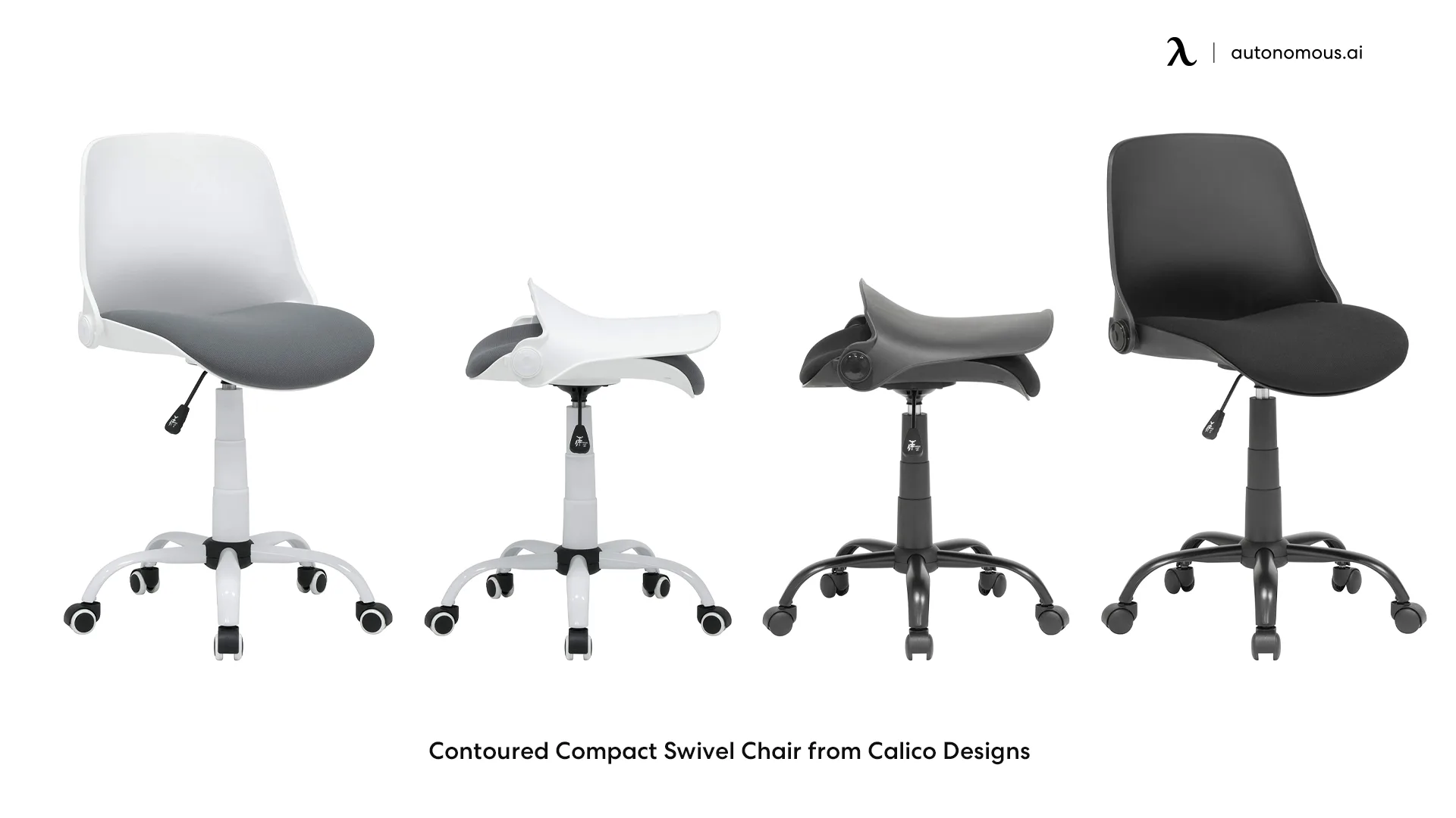 Contoured Compact Swivel Chair from Calico Designs