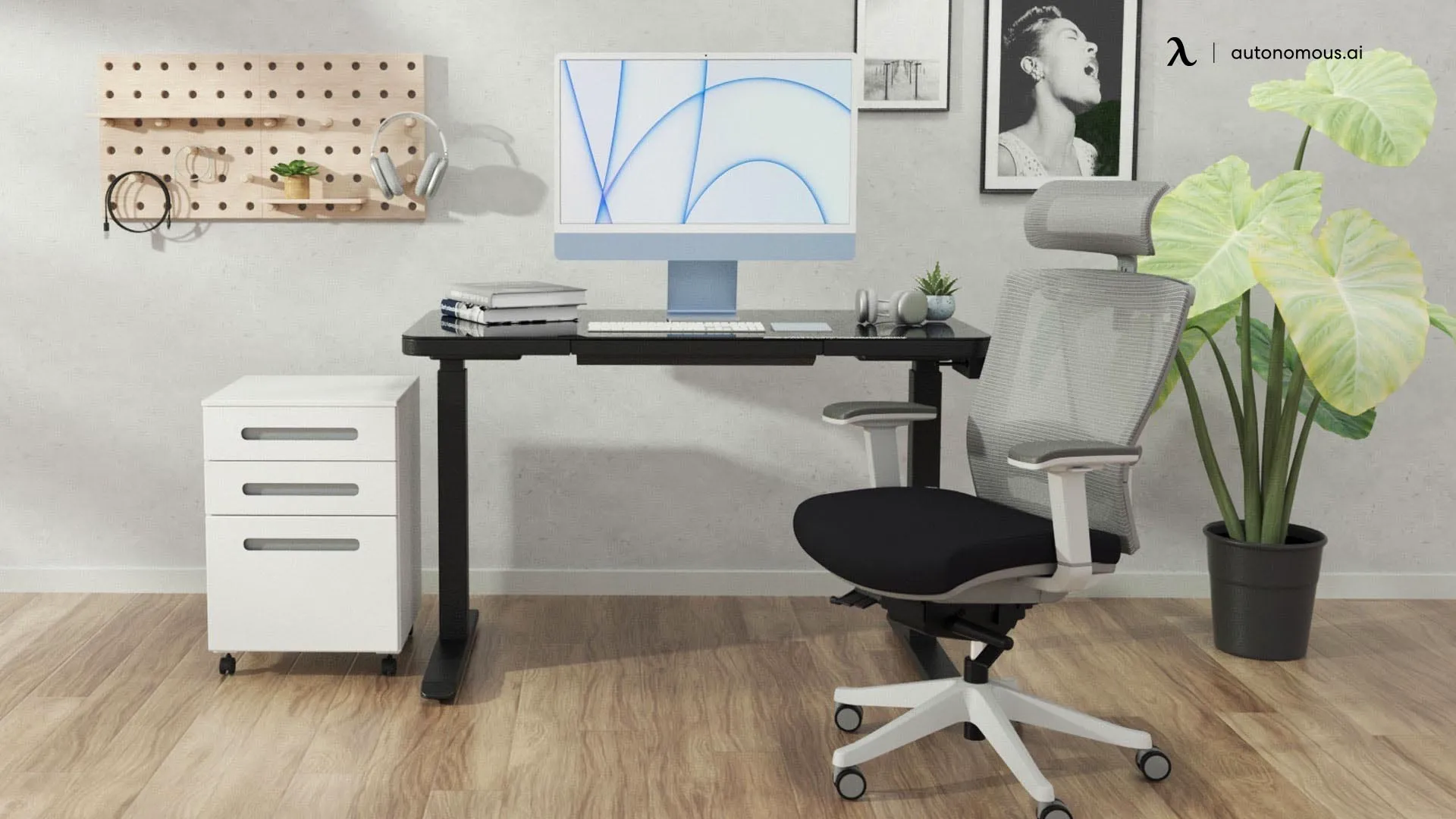 Compact Desk by Wistopht: Wireless Charge Pad