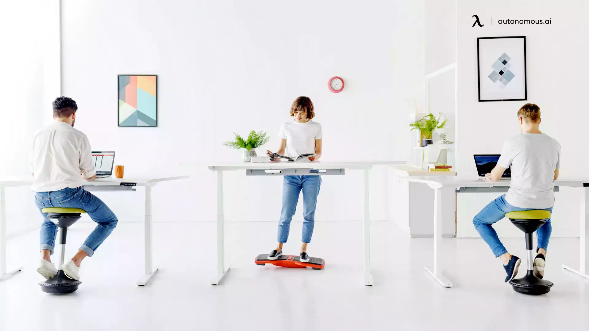 Promote Active Sitting fun workplace wellness ideas