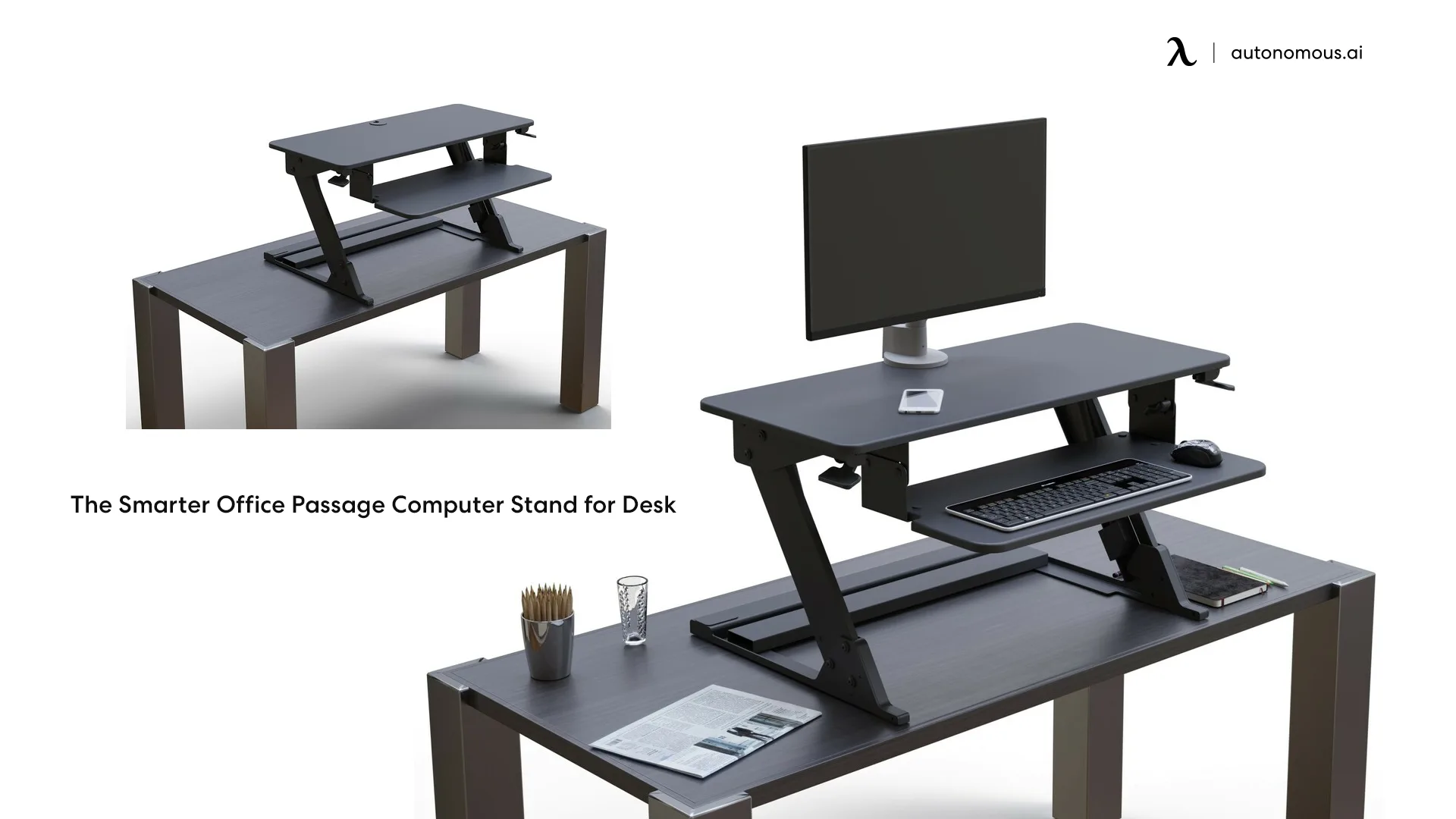 The Smarter Office Passage Computer Stand for Desk