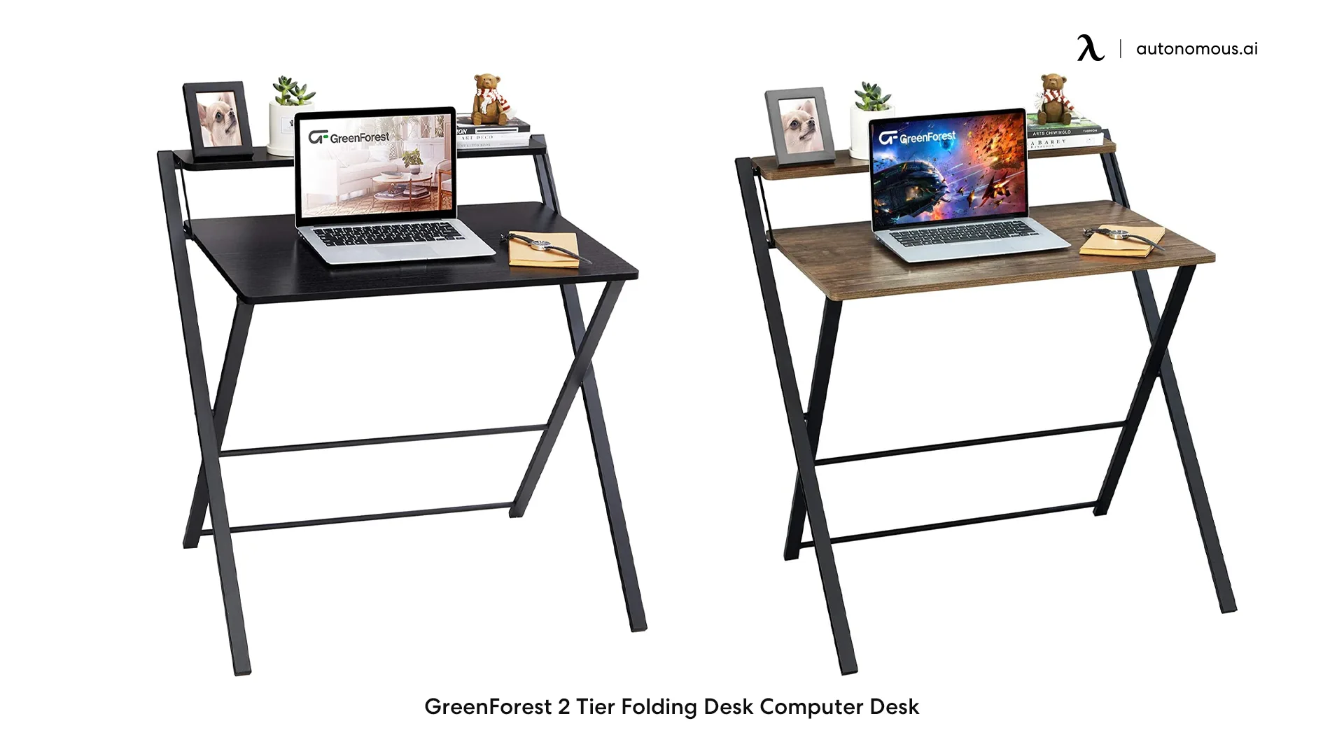 2-Tier Folding Desk