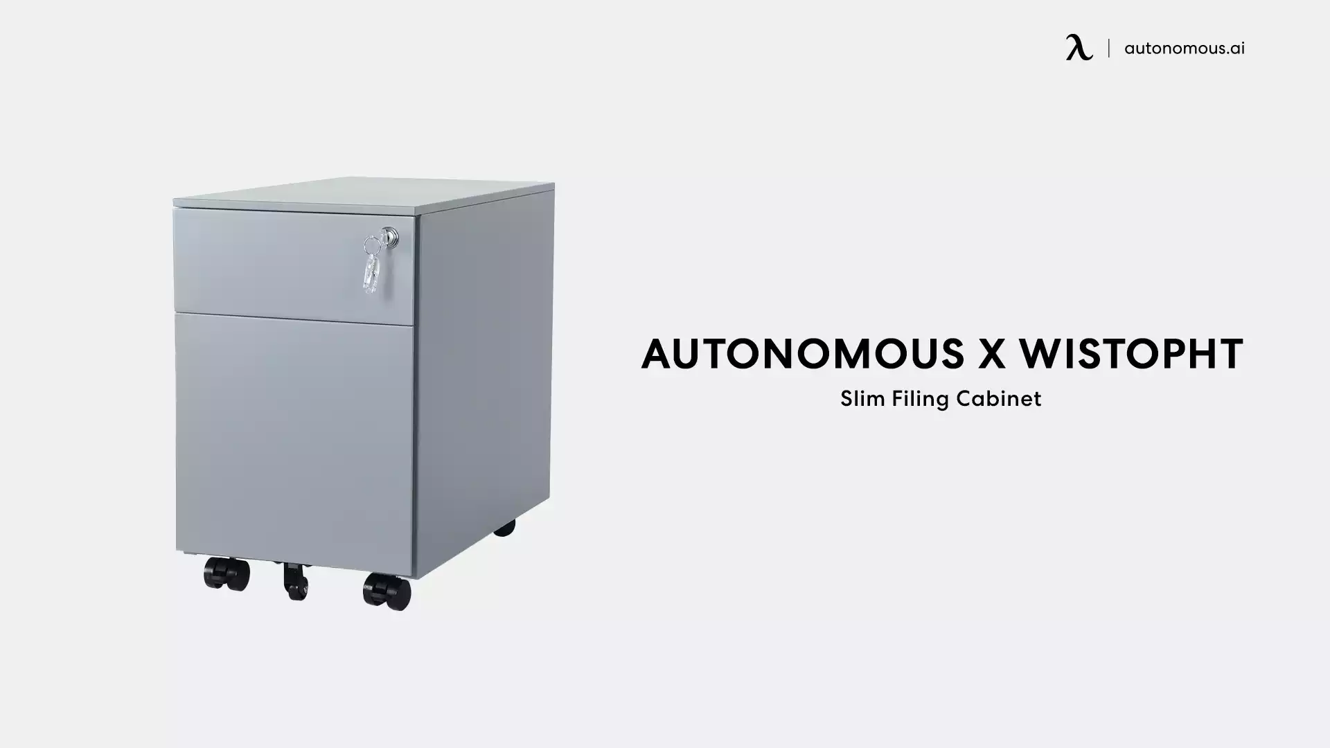 Slim Filing Cabinet by Autonomous x Wistopht