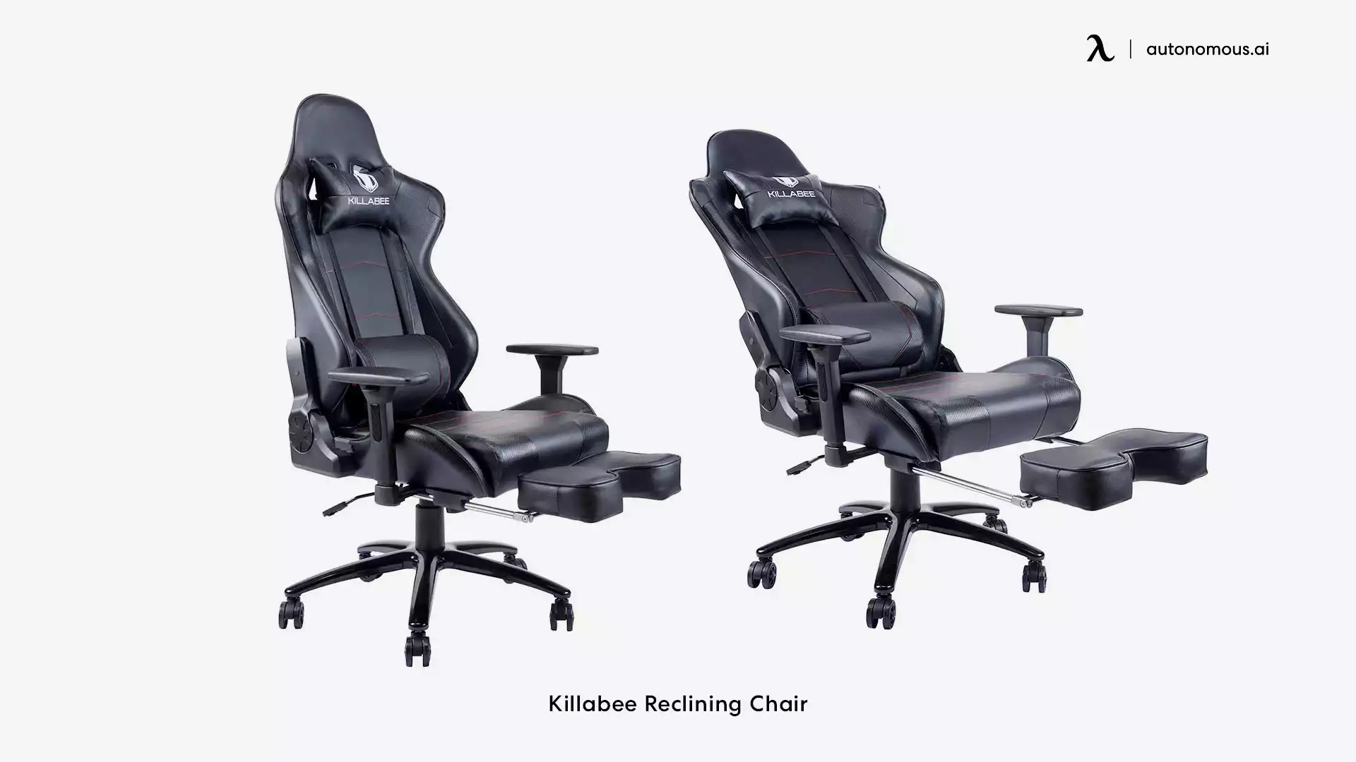 KILLABEE Massage Gaming Office Chair with Footrest