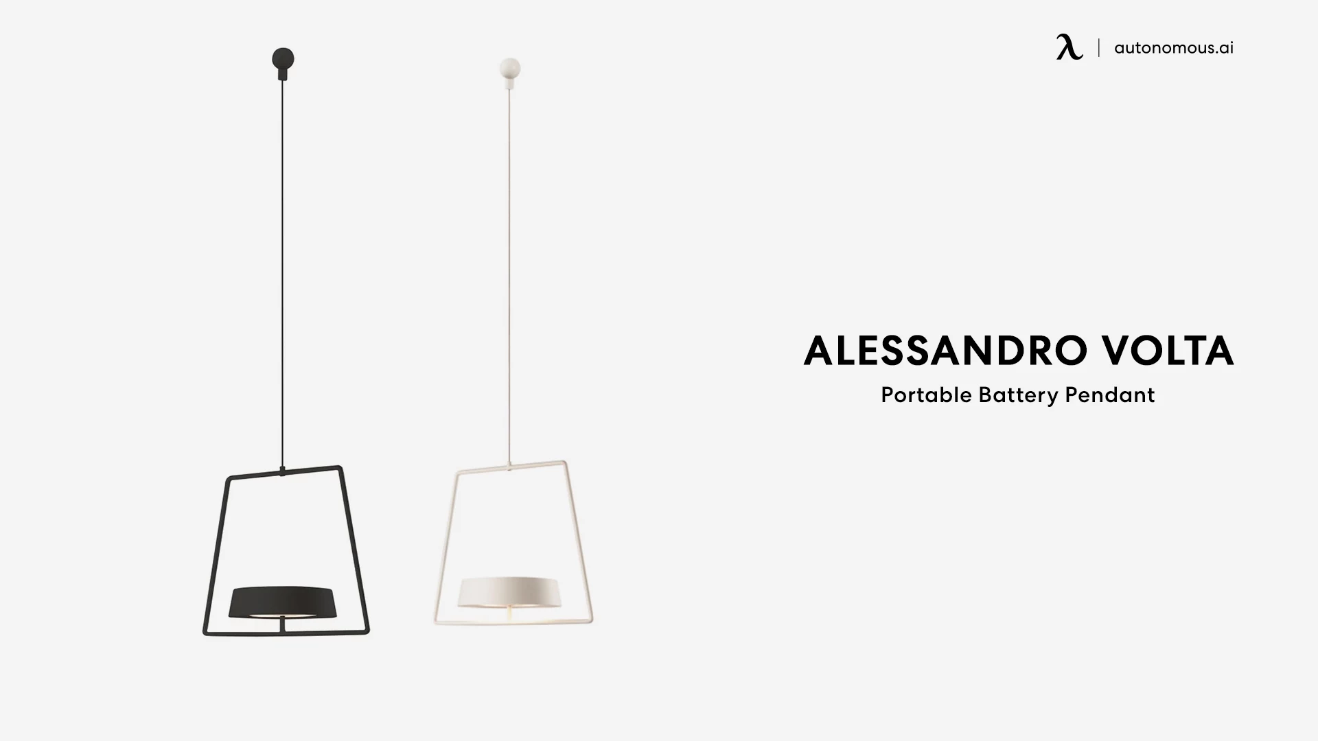Alessandro Pendant battery table lamps for home