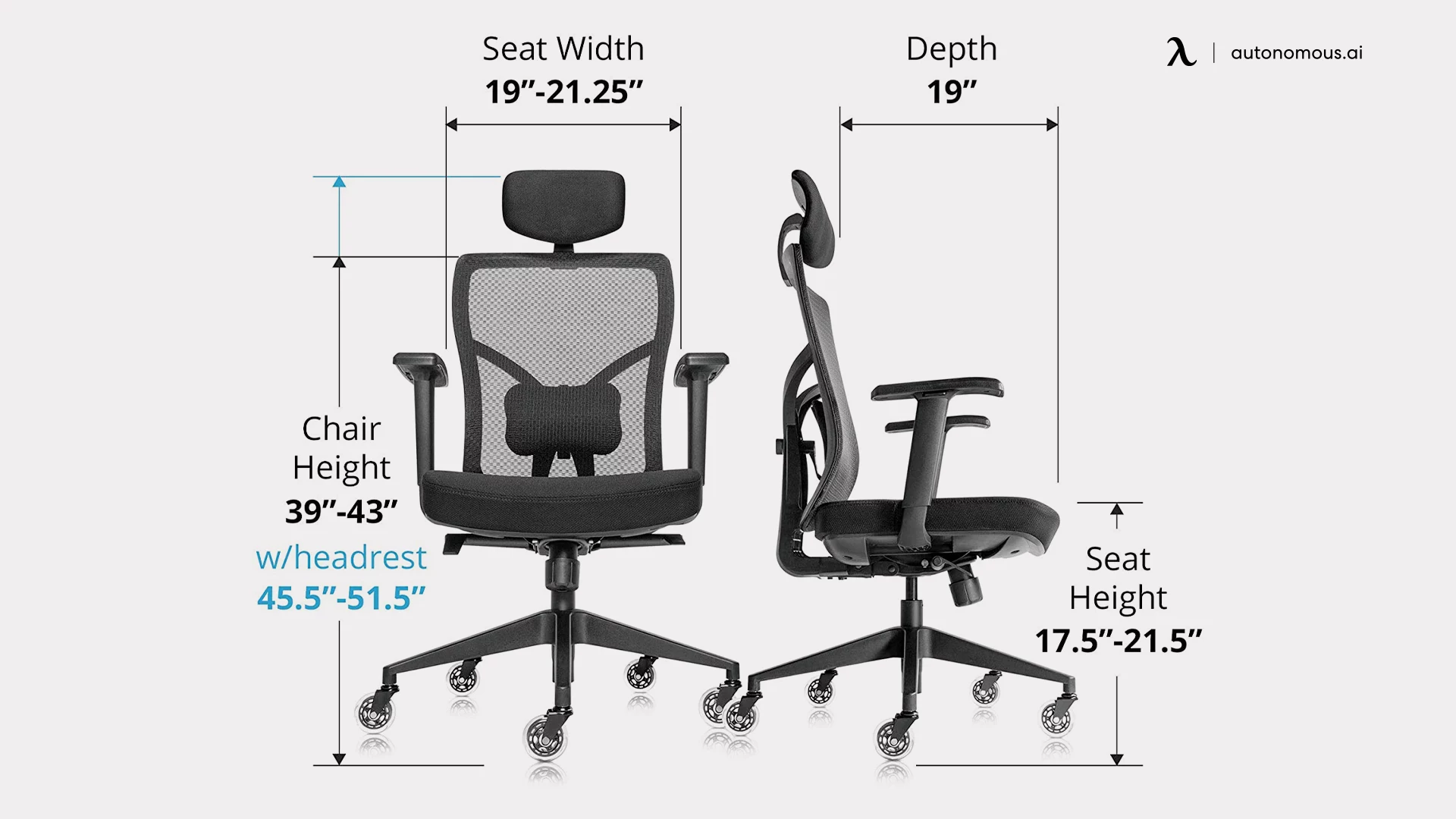 Design of The Office Oasis ergonomic mesh office chair