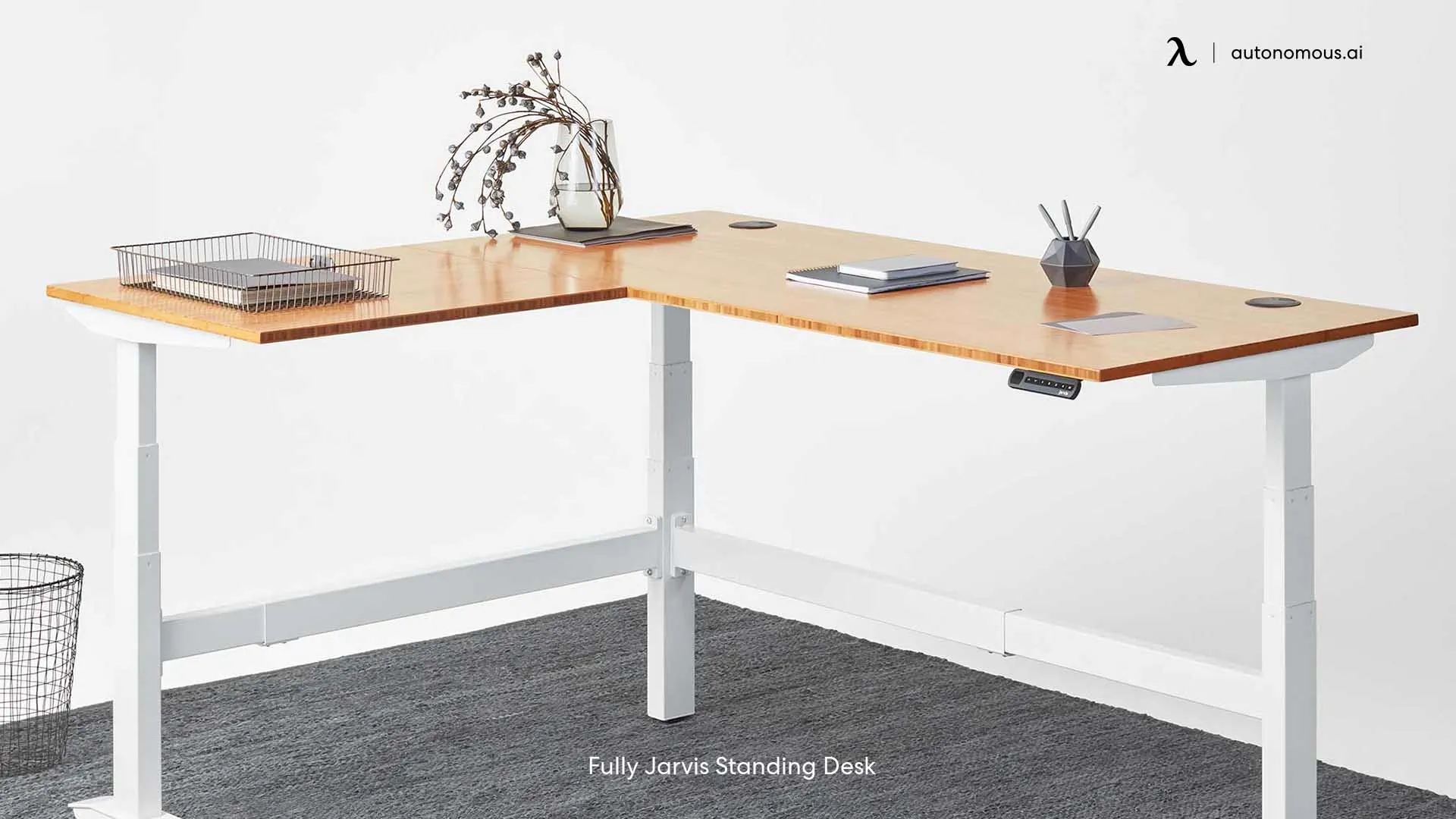 Bamboo Standing Table by Jarvis manual standing desk