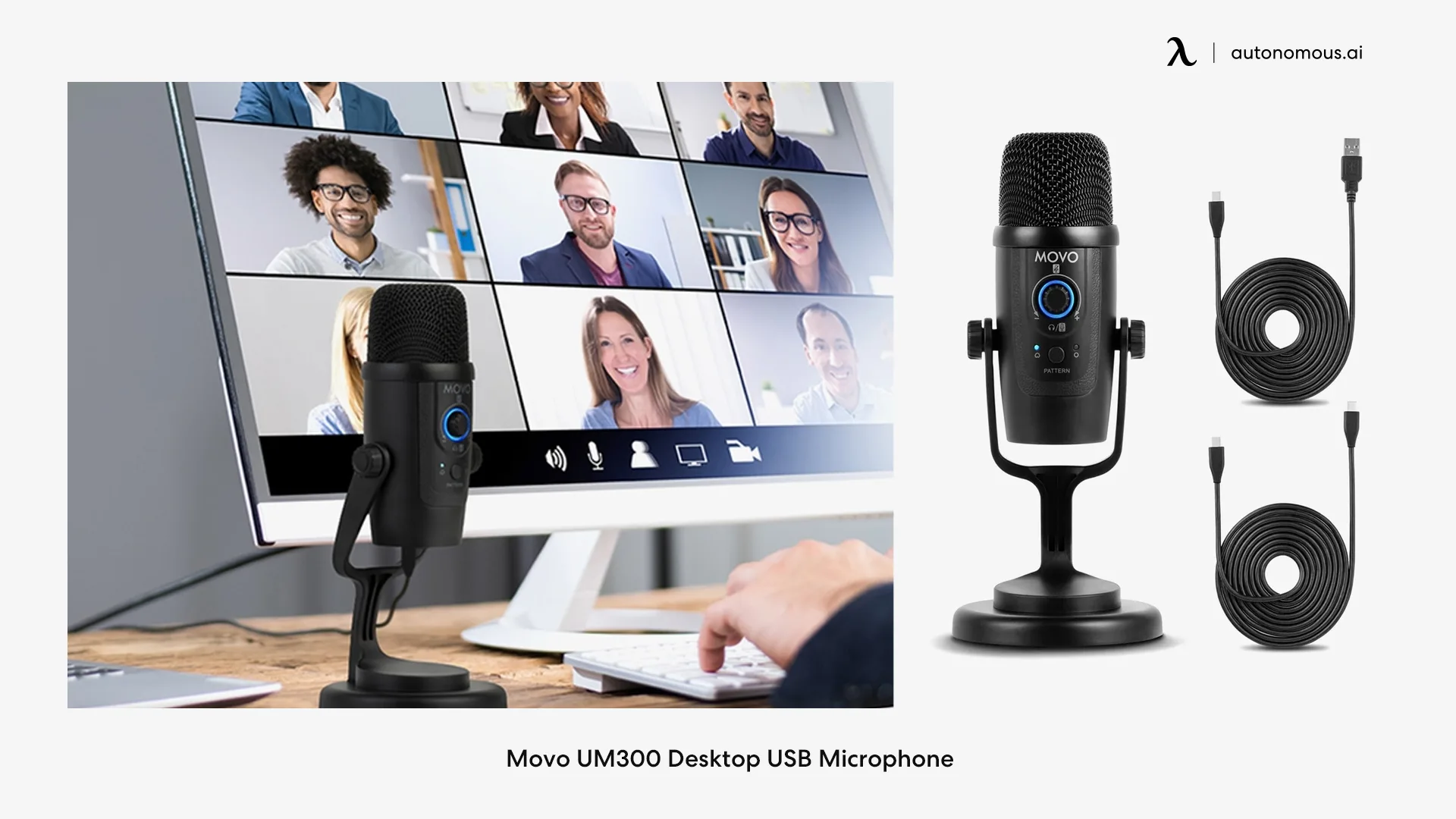 Desktop USB Microphone Movo microphone review