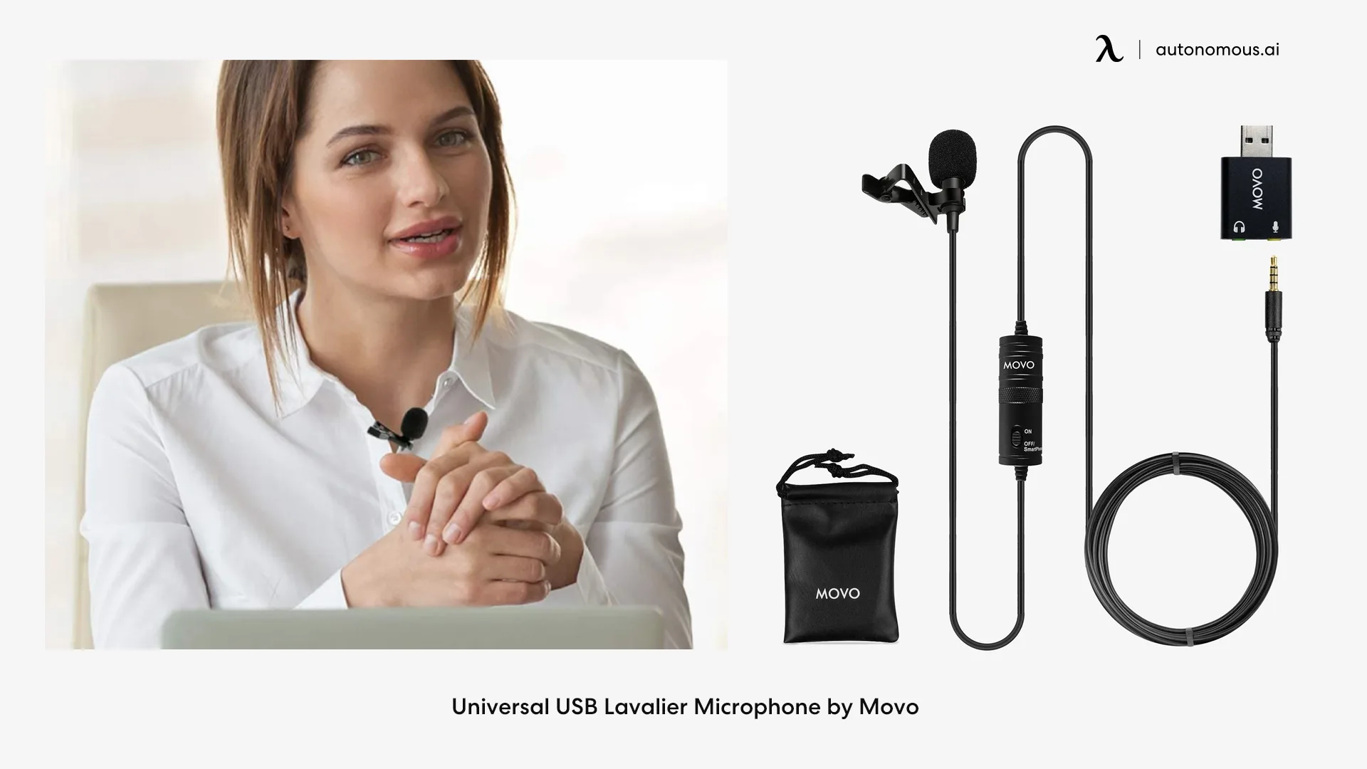 USB Lavalier Microphone Movo microphone review