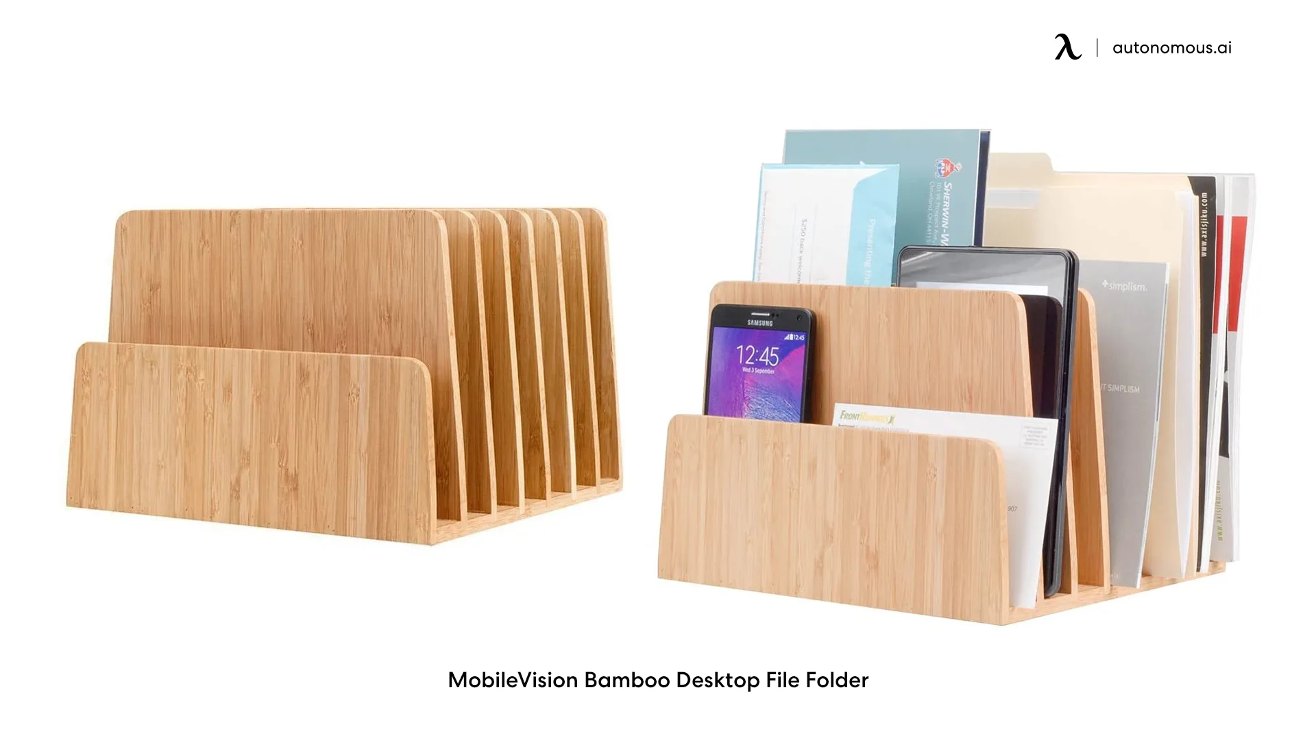 MobileVision Bamboo Desktop File Folder