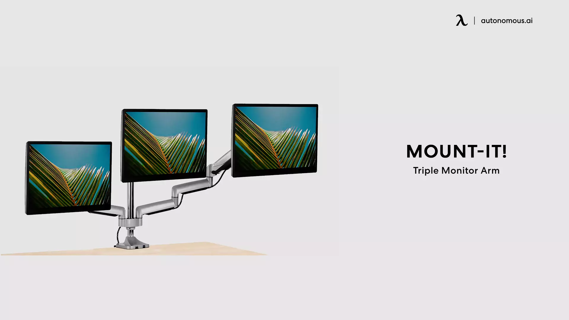 Triple Monitor Arm by Mount-It!
